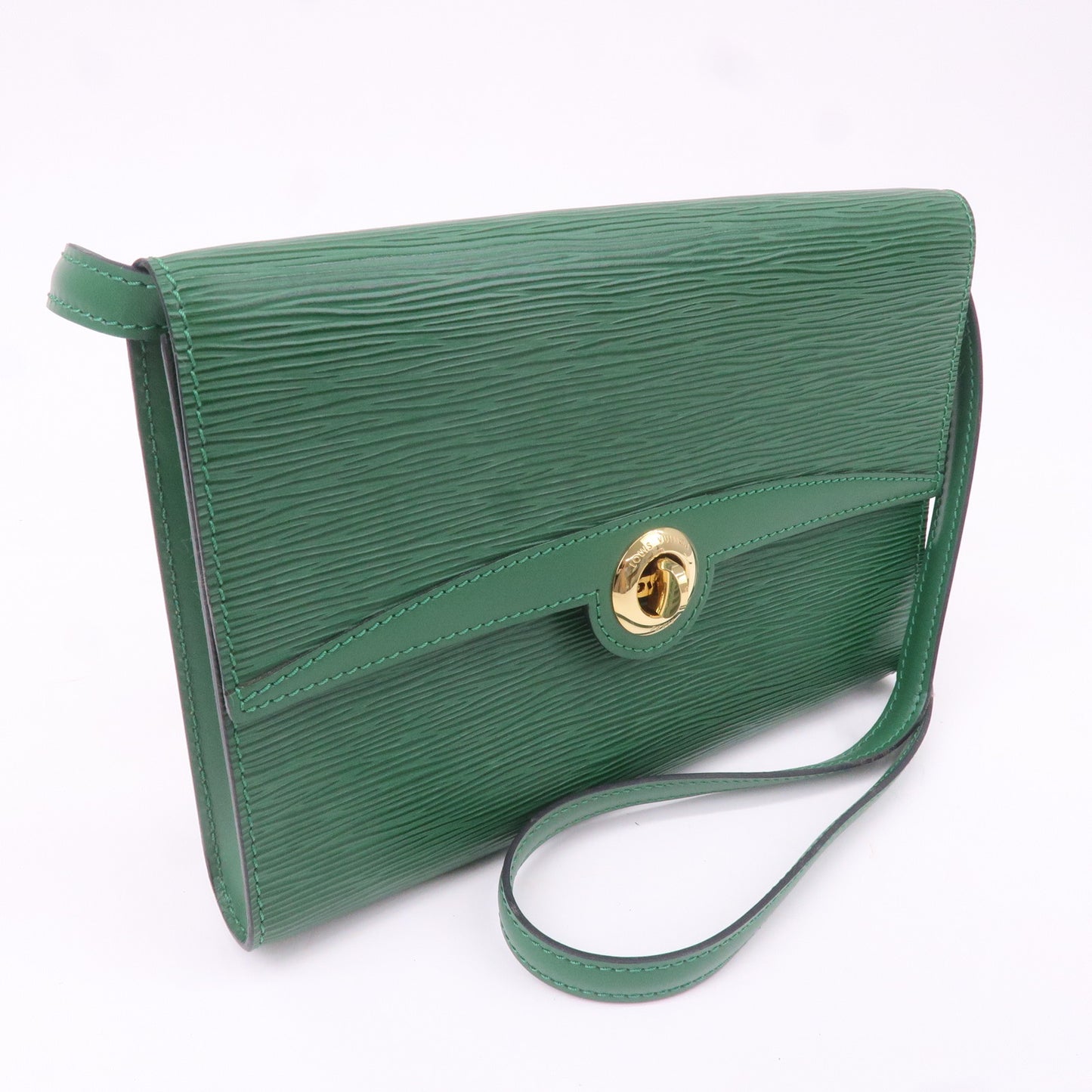 Louis Vuitton Epi Pochette Arche Shoulder Bag Green M52574