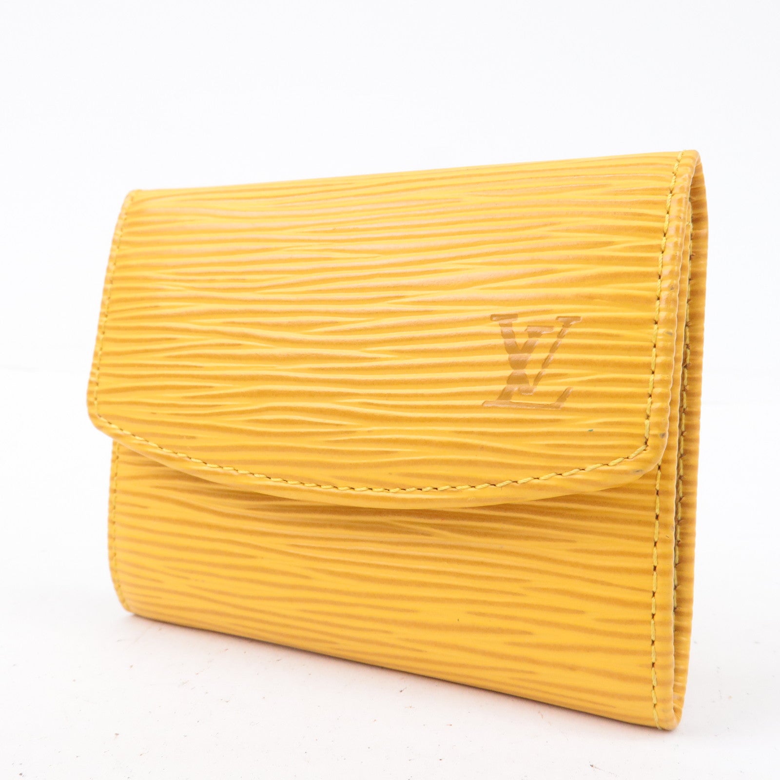 Auth Louis Vuitton Tassil Yellow Epi Leather Key Case Key Holder Spain  CA0062