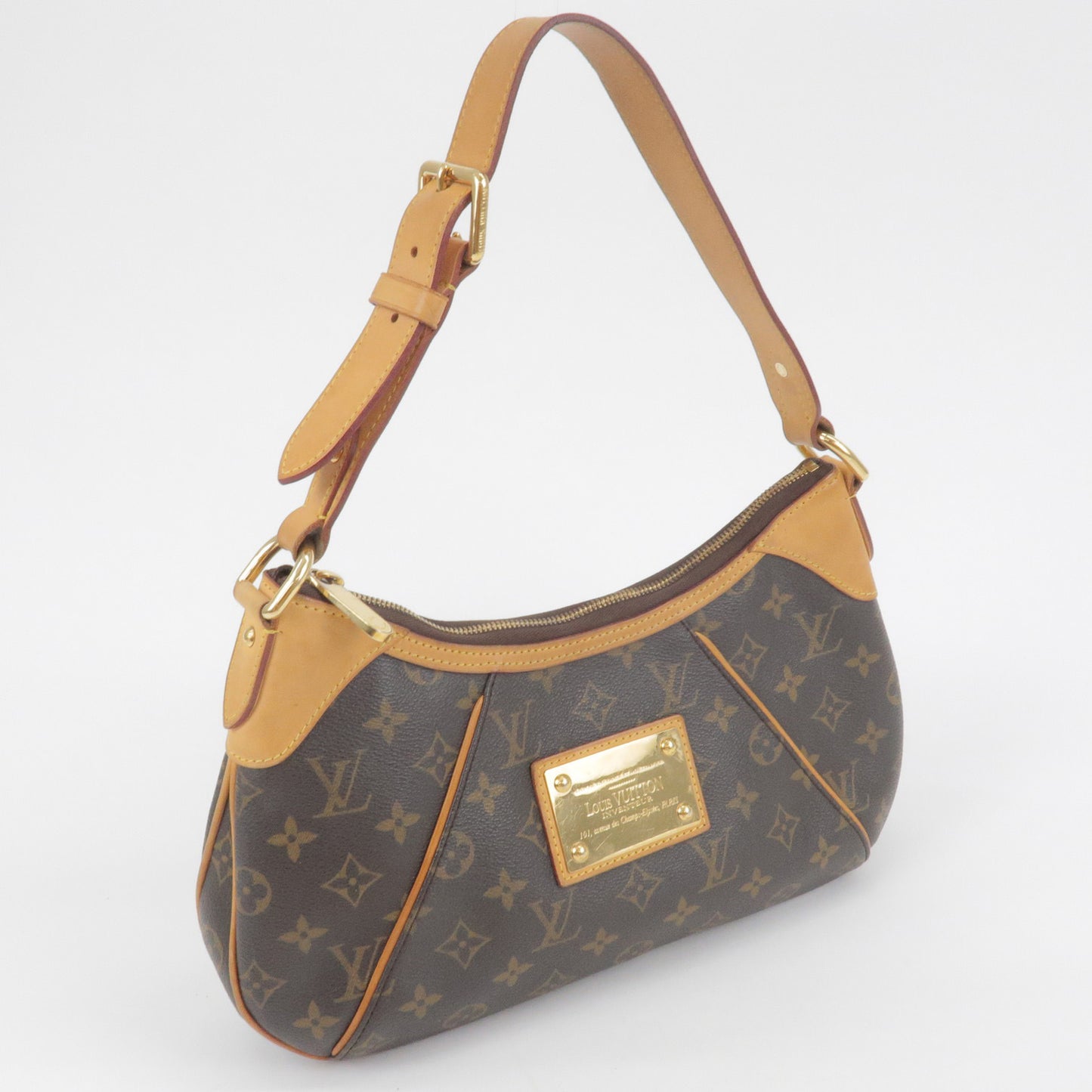 Buy Louis Vuitton Handbag Thames Pm Monogram Canvas Brown M56384 Shoulder  Bag A694