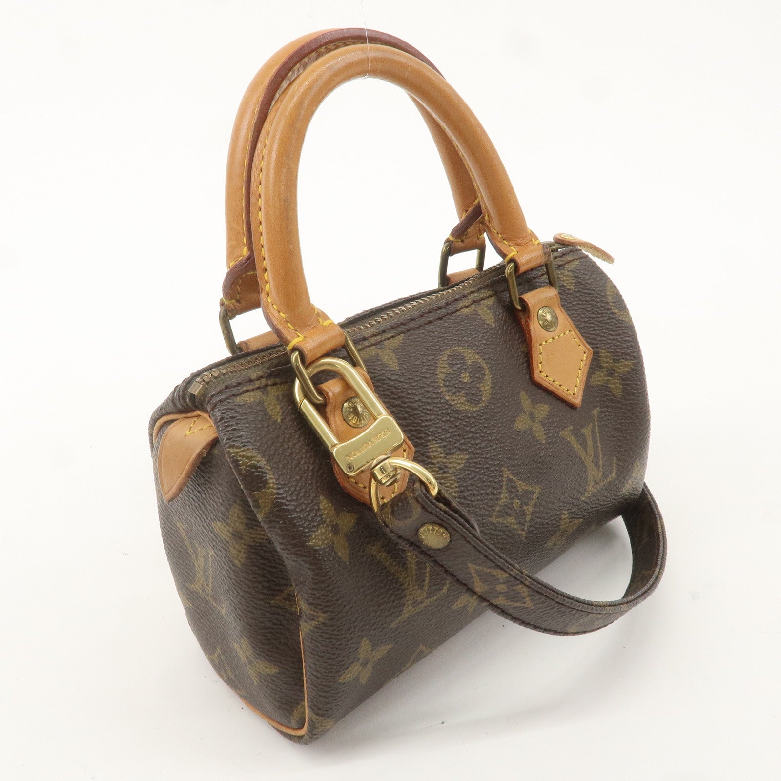 Louis Vuitton Monogram Mini Speedy & Strap M41534 J75010