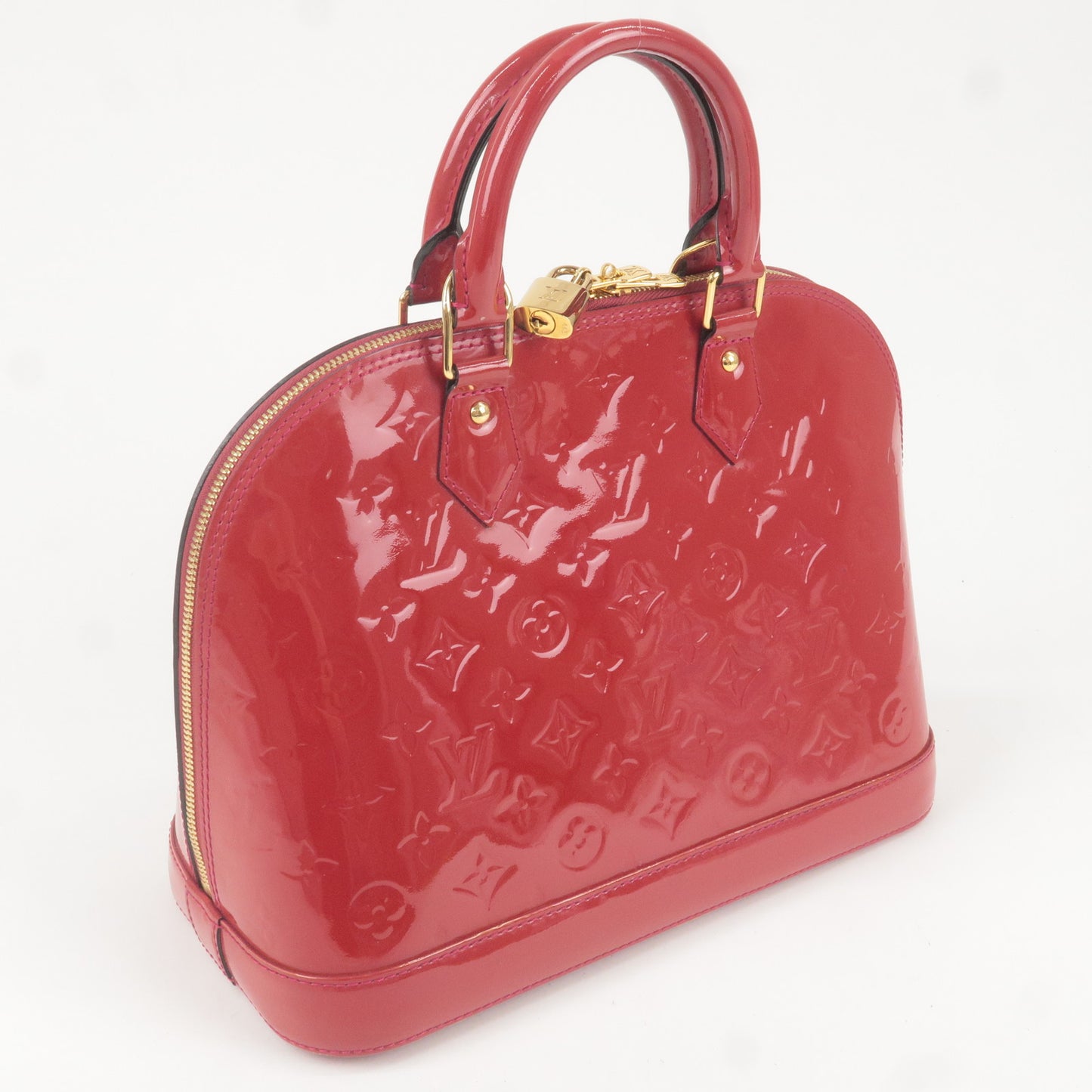 Louis Vuitton Monogram Vernis Alma PM Bag Pomme d'Amour M90096