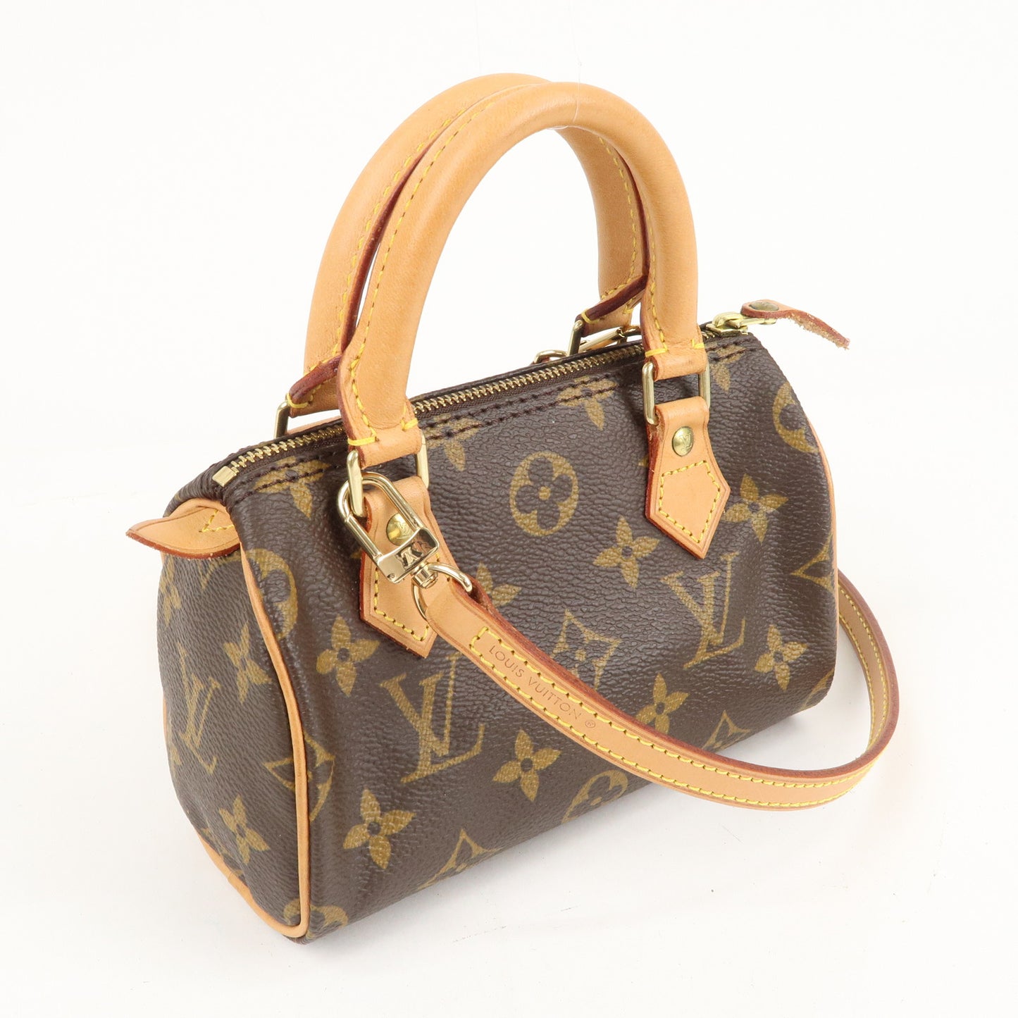 Louis Vuitton Monogram Mini Speedy Boston Bag Strap M41534 J00145
