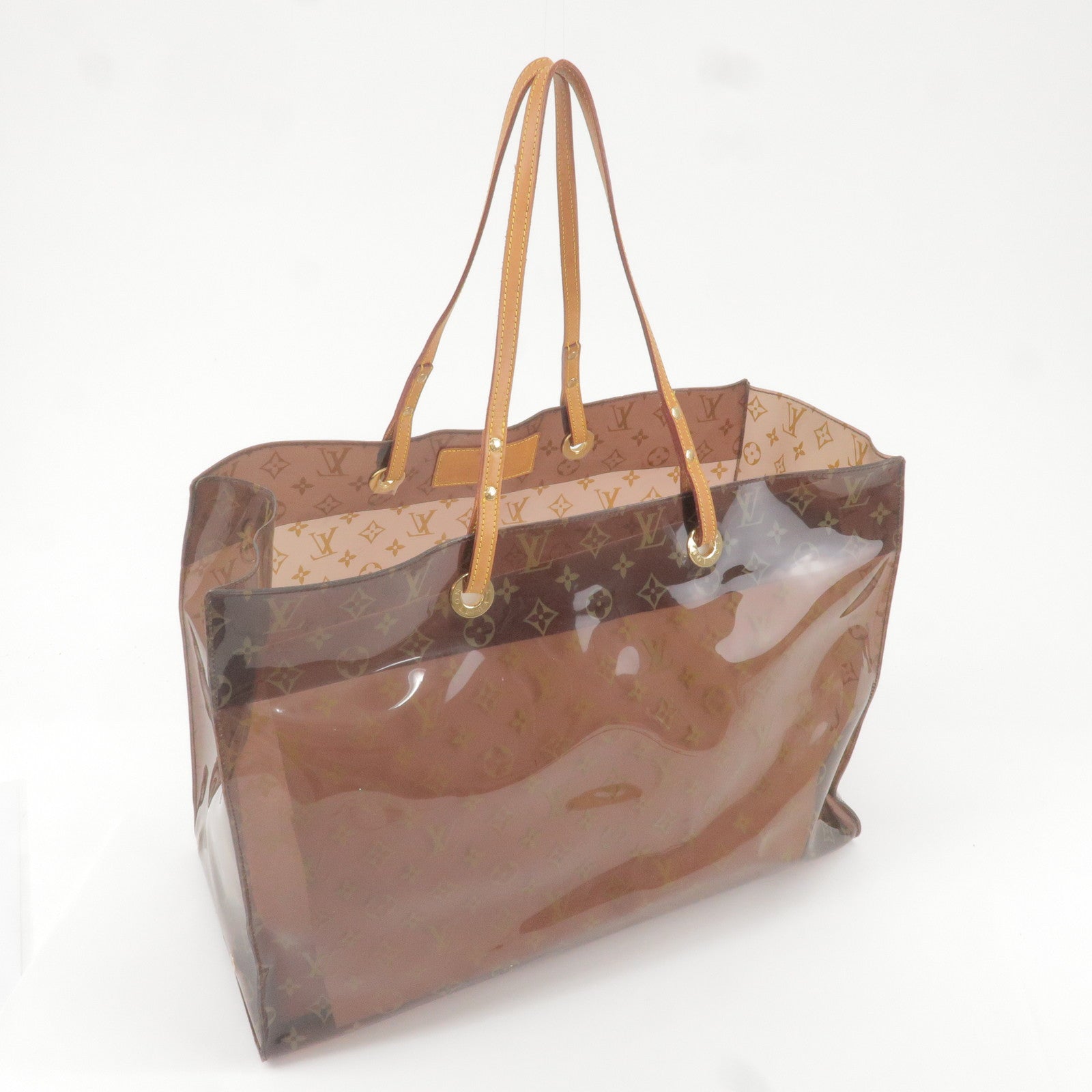 WHAT GOES AROUND COMES AROUND Louis Vuitton Vinyl Shoulder Bag - Brown