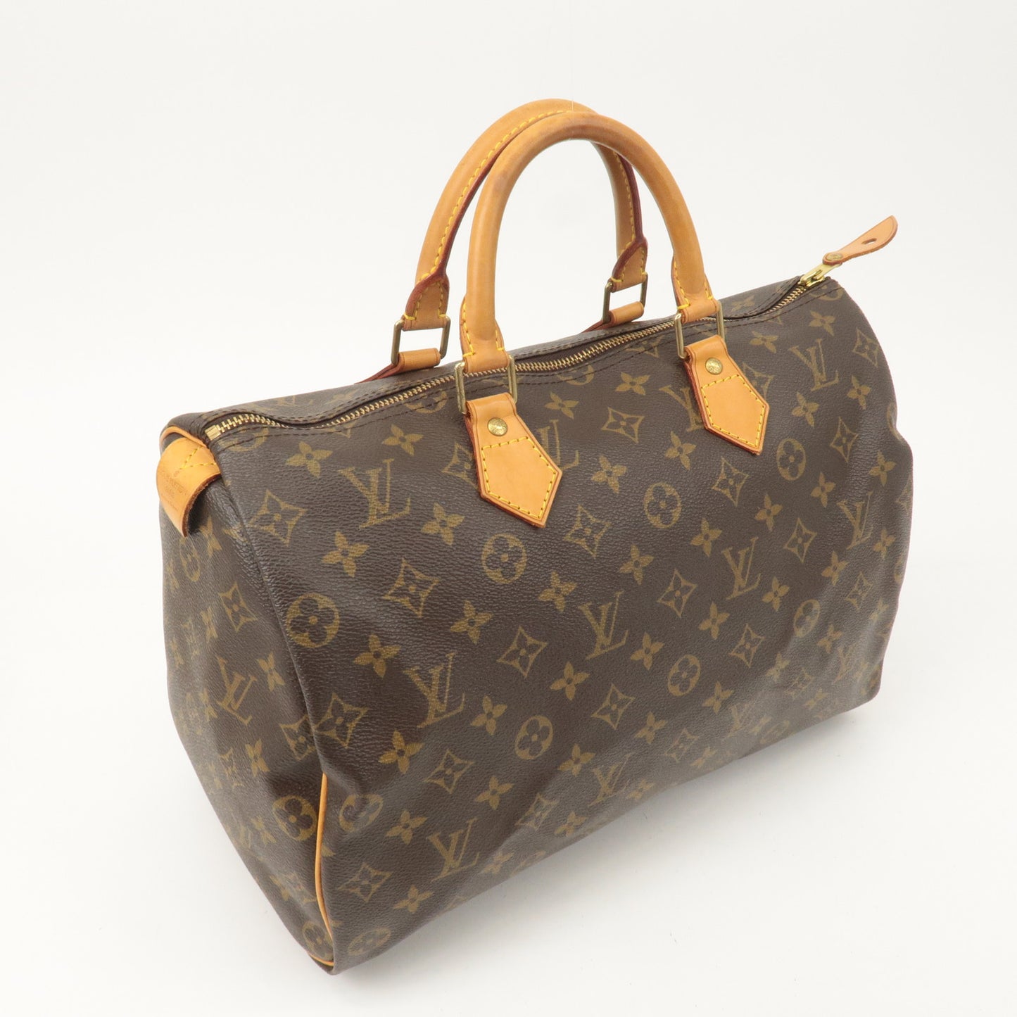 Louis Vuitton Monogram Speedy 35 Hand Bag Boston Bag M41524