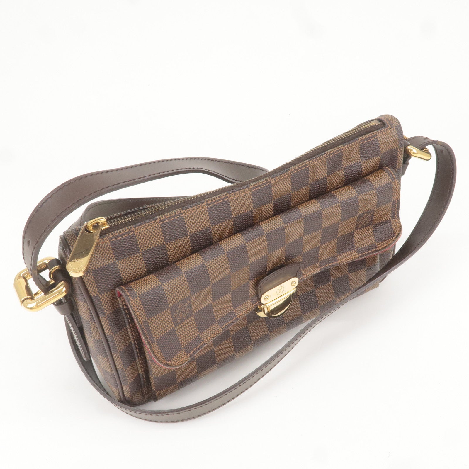 Louis Vuitton Damier Ravello GM Shoulder Bag Brown N60006