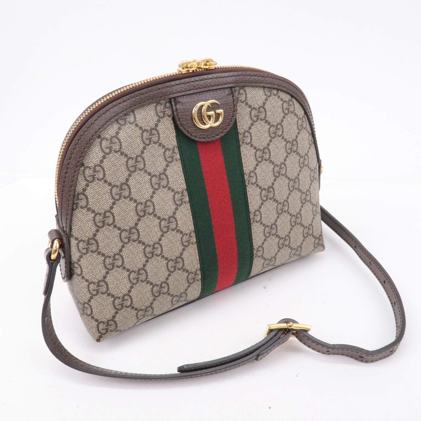 GUCCI Ophidia GG Supreme Leather Shoulder Bag 499621