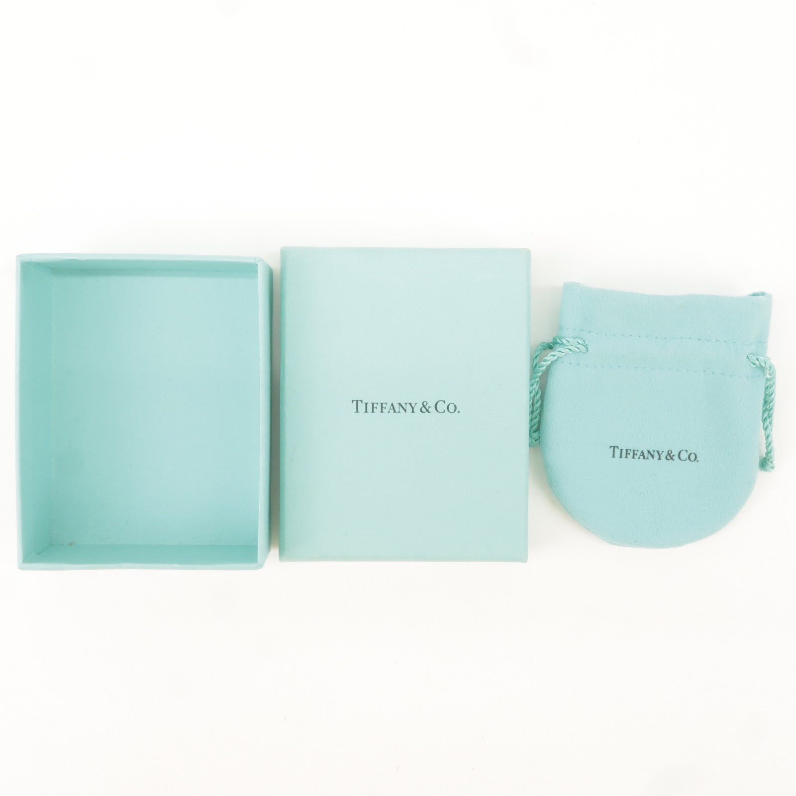 Tiffany&Co. Set of 8 Jewelry Box Drawstring Bag Tiffany Blue