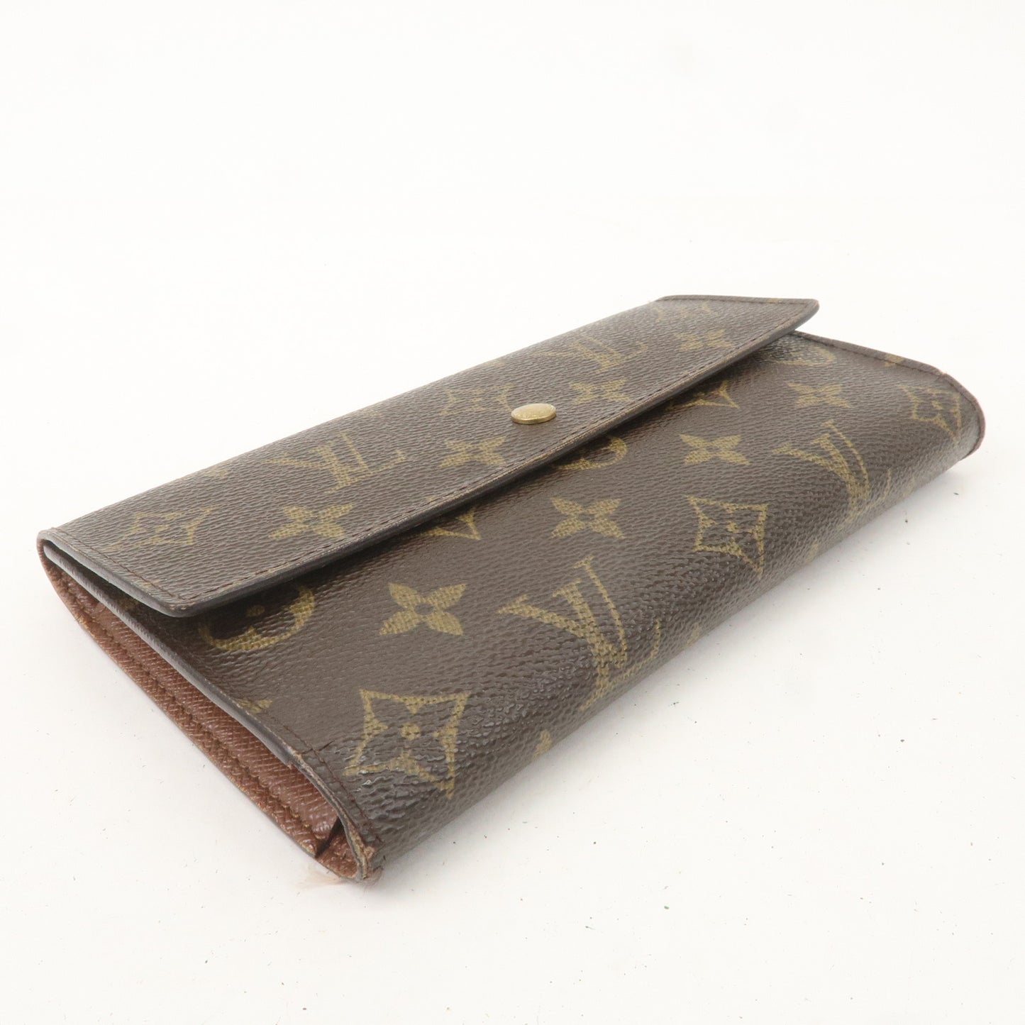 Louis Vuitton Monogram Set of 2 Porte Tresor International M61215