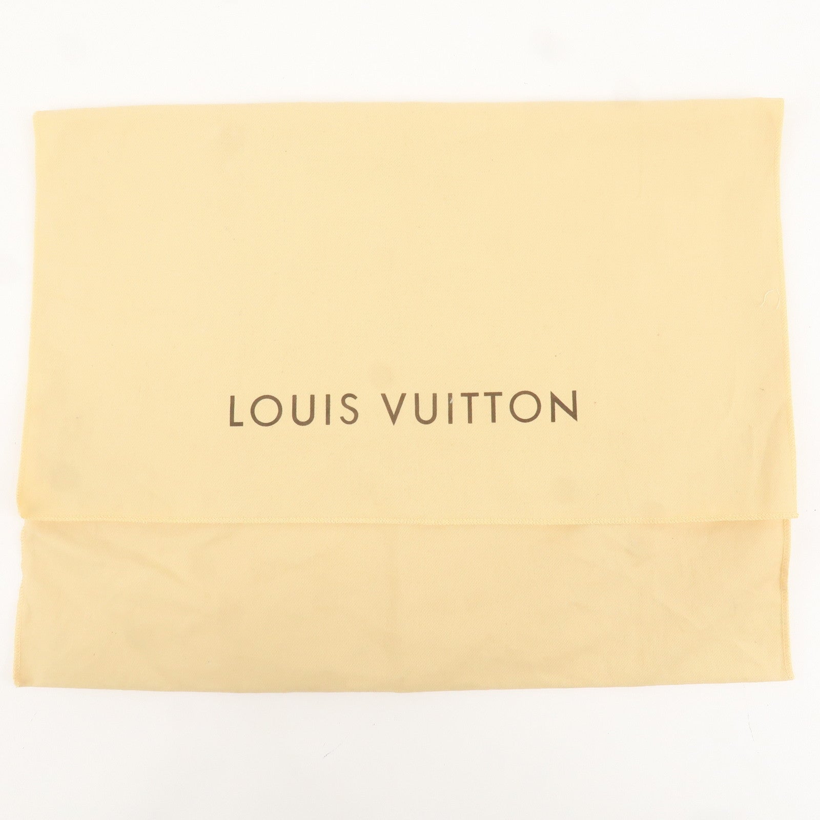 Louis Vuitton Set of 10 Dust Bag Flap Style Beige