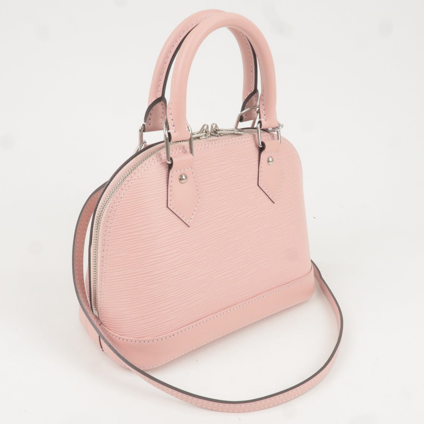 Louis Vuitton Epi Alma BB 2Way Hand Bag Rose Ballerine M41327