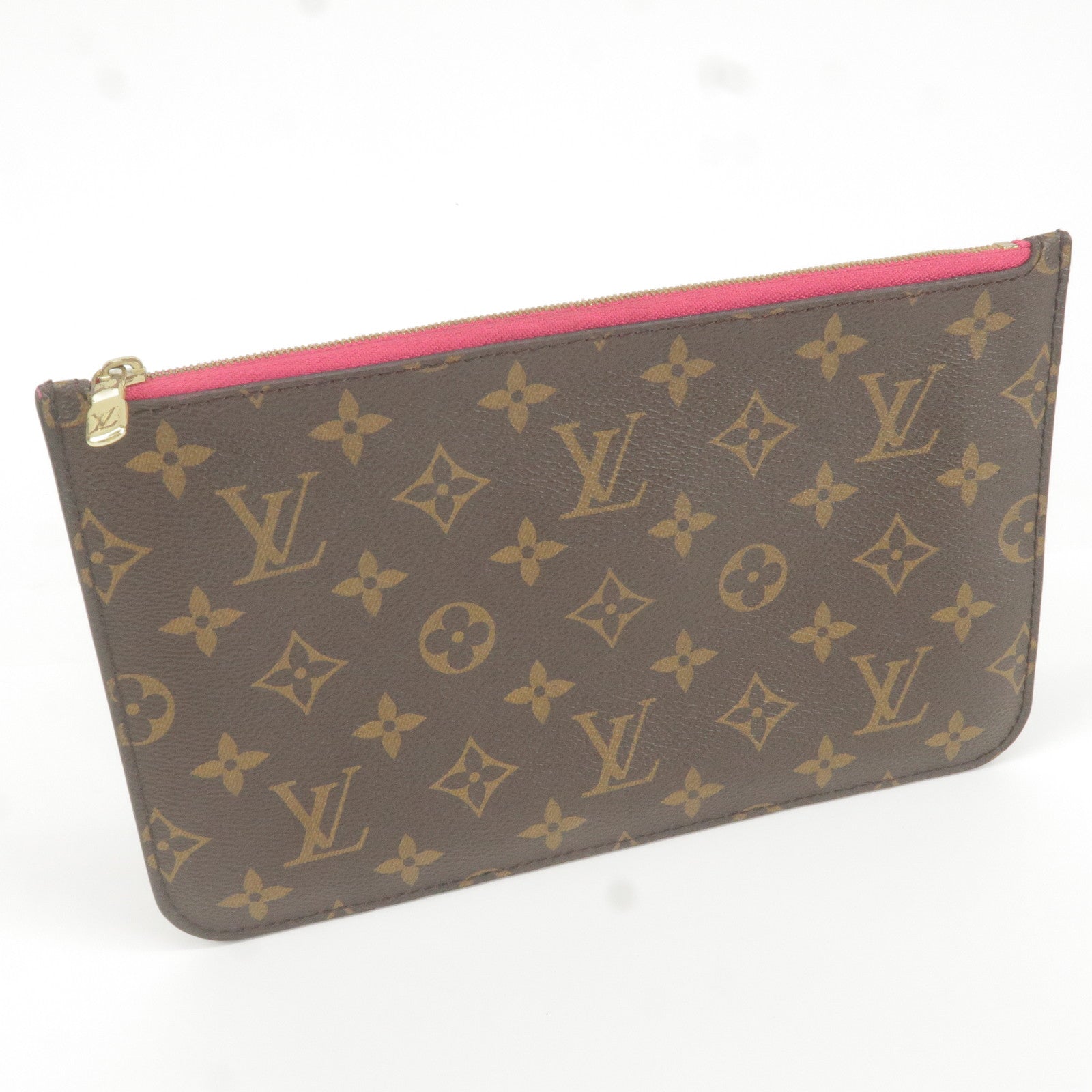 LV Neverfull GM (Monogram with Pivoine Interior) with Pouch