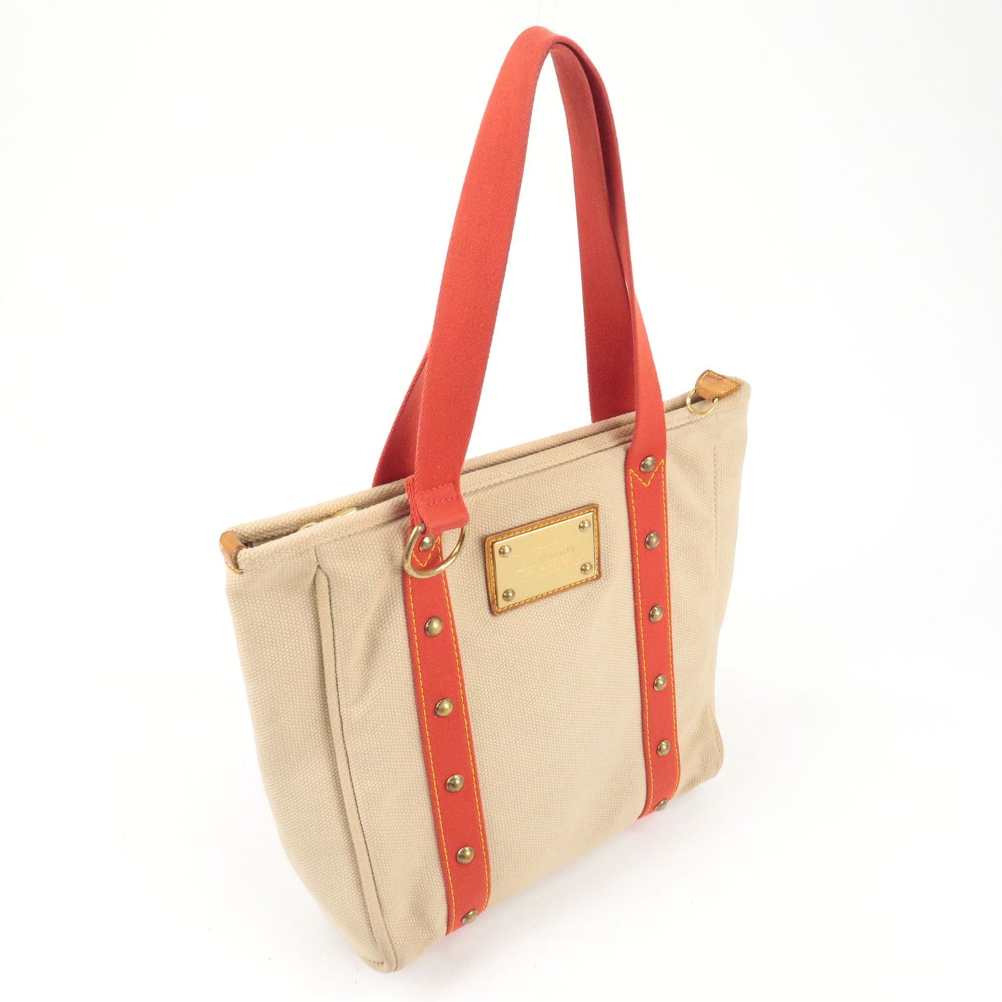 Louis Vuitton Antigua Cabas MM Tote Bag Hand Bag M40035