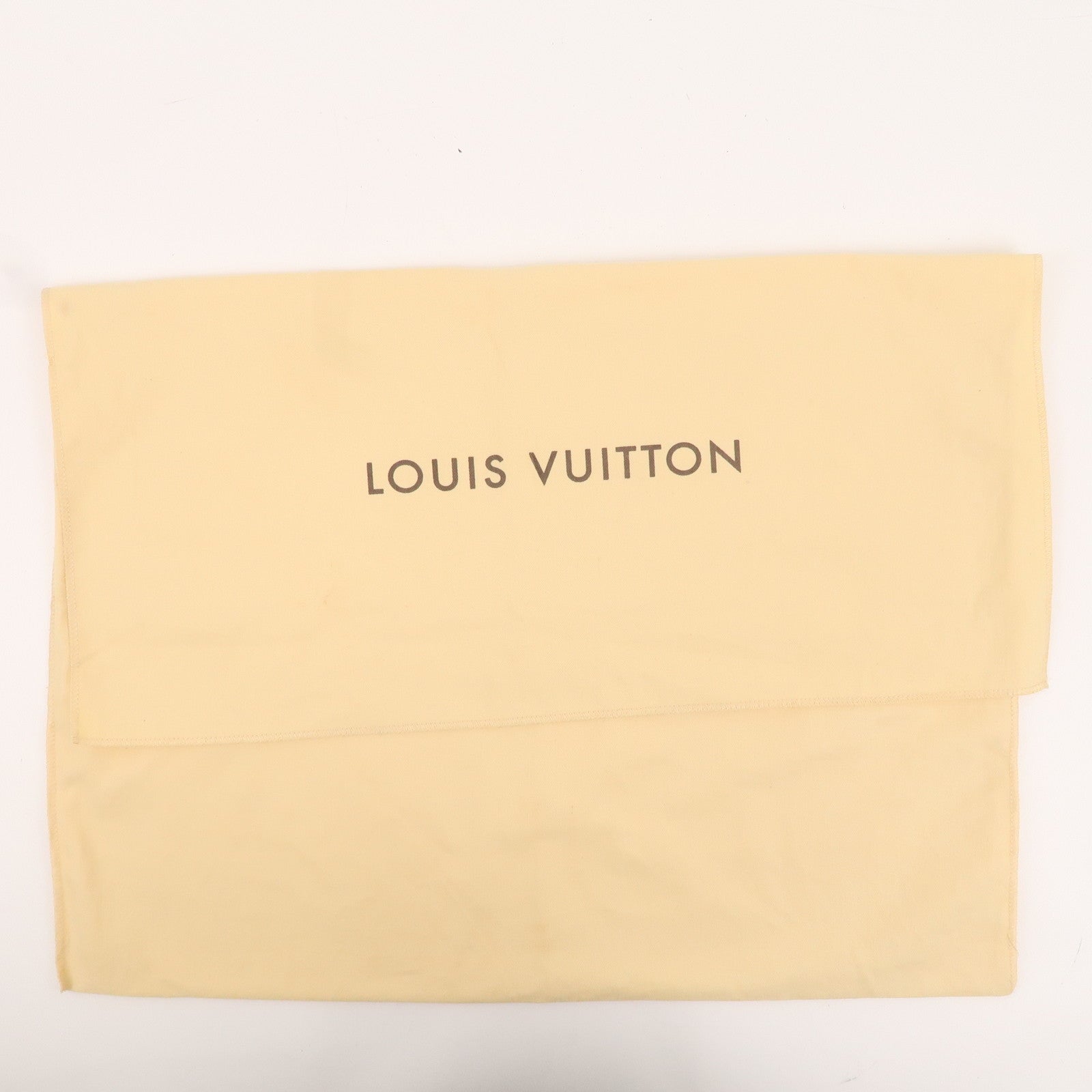 Louis Vuitton Set of 10 Dust Bag Flap Style Beige