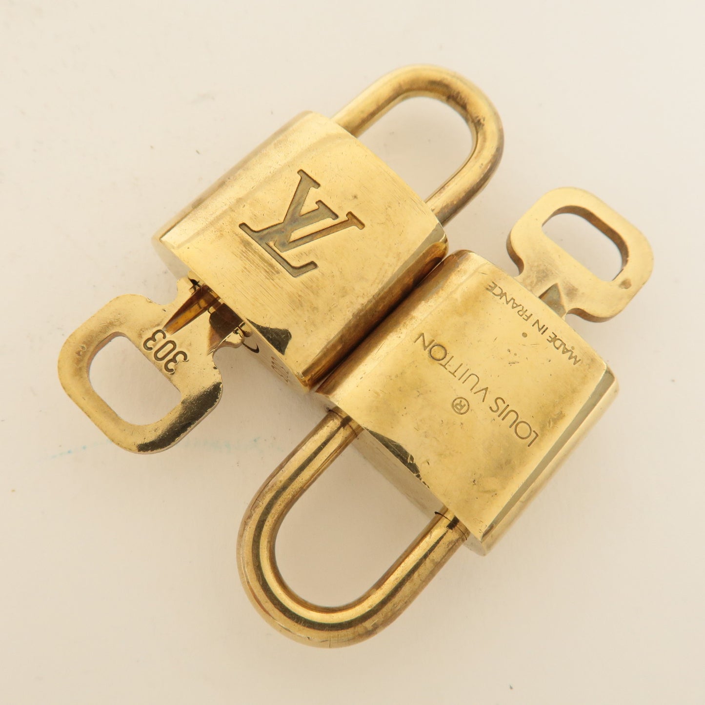 Louis Vuitton Set of 10 Lock & Key Cadena Key Lock