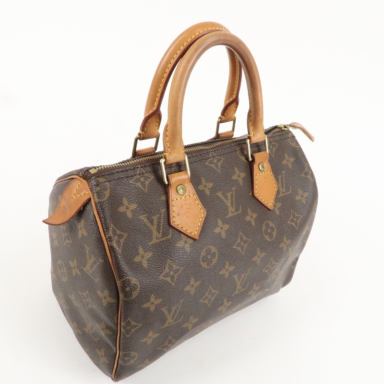 Louis Vuitton Monogram Speedy 25 Hand Bag Boston Bag M41528