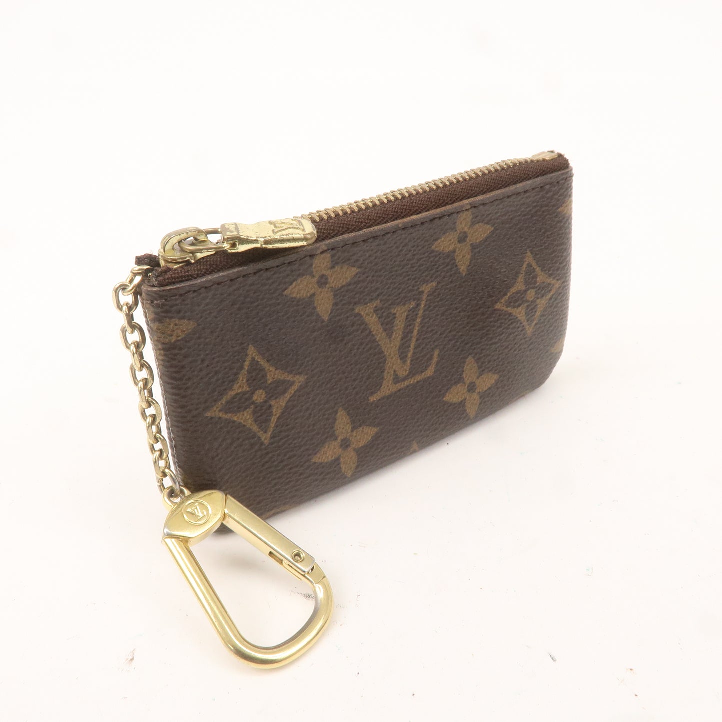 Louis Vuitton Monogram Pochette Cles Coin Case Key Case M62650