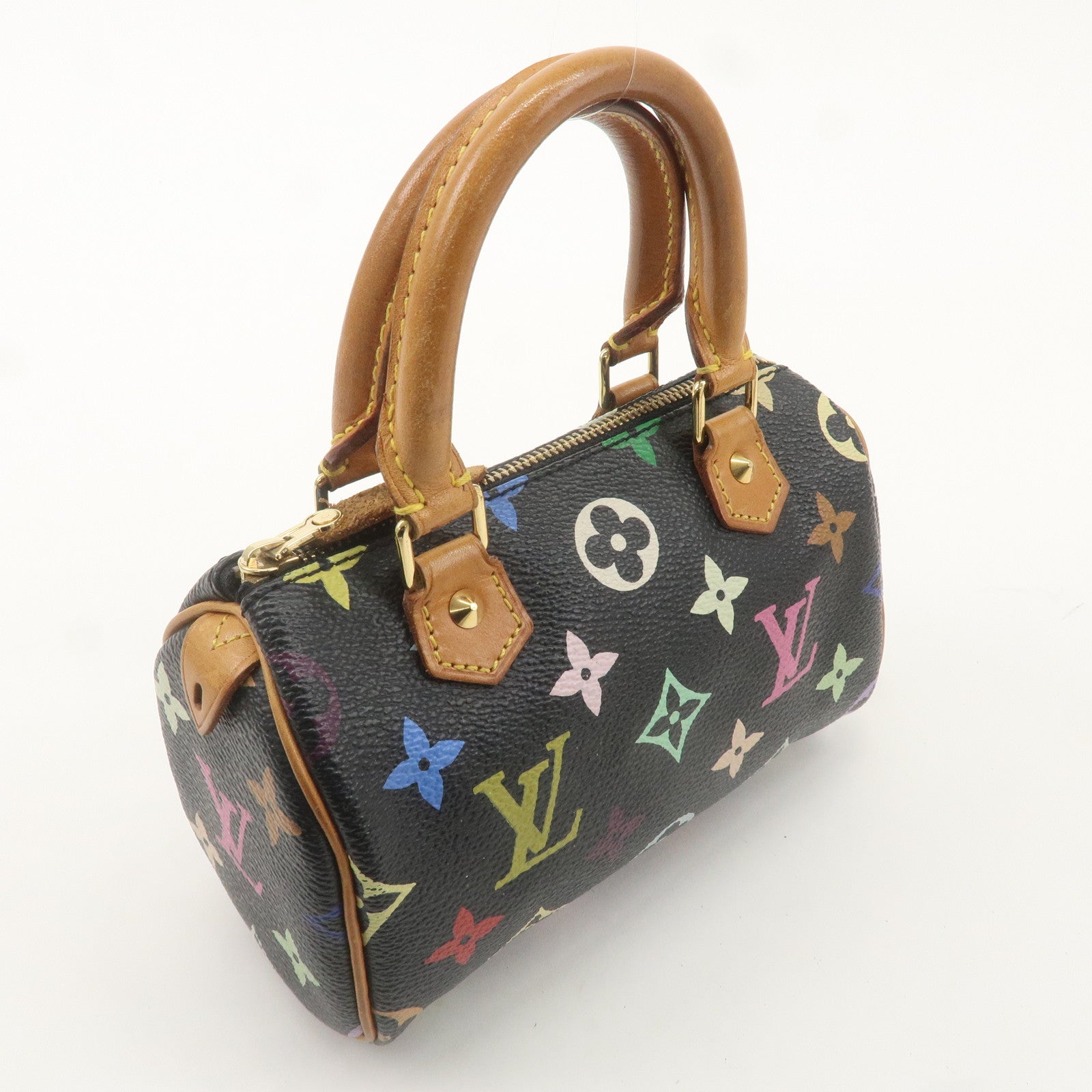 Louis Vuitton Monogram MultiColor Mini Speedy&Strap M92644 J00145