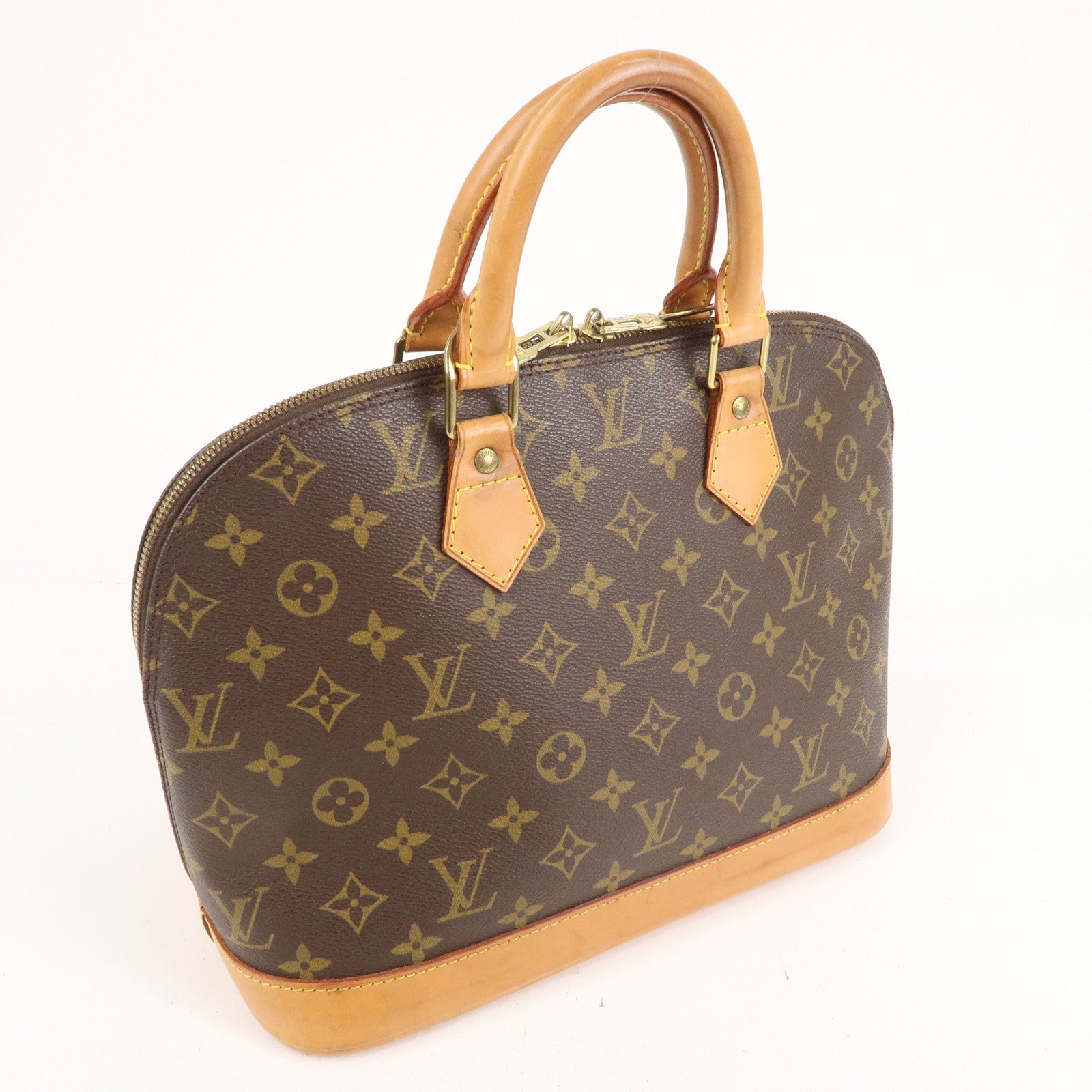 Authenticated Used LOUIS VUITTON / Louis Vuitton Alma Handbag Monogram  Brown M51130 BA0936 