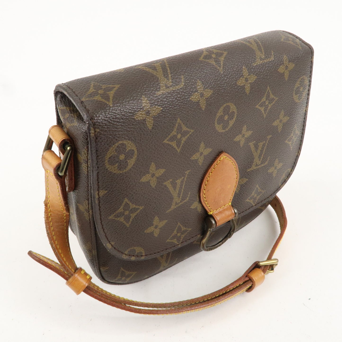 Louis Vuitton Monogram Saint Cloud MM Shoulder Bag Brown M51243