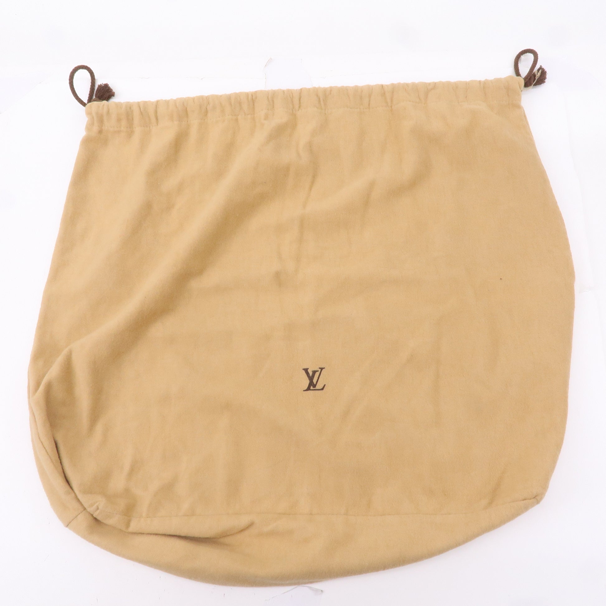 Louis-Vuitton-Set-of-8-Dust-Bag-Storage-Bag-Drawstring-Brown – dct