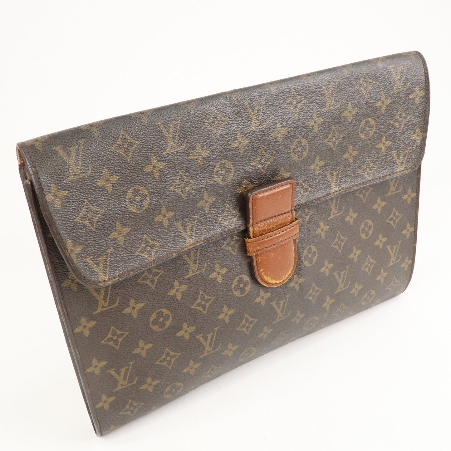 Louis-Vuitton-Monogram-Posh-Ministre-Clutch-Bag-Brown-M53445 – dct