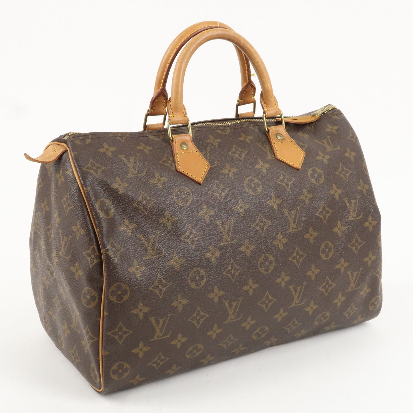 Louis Vuitton Monogram Speedy 35 Hand Bag Boston Bag M41524