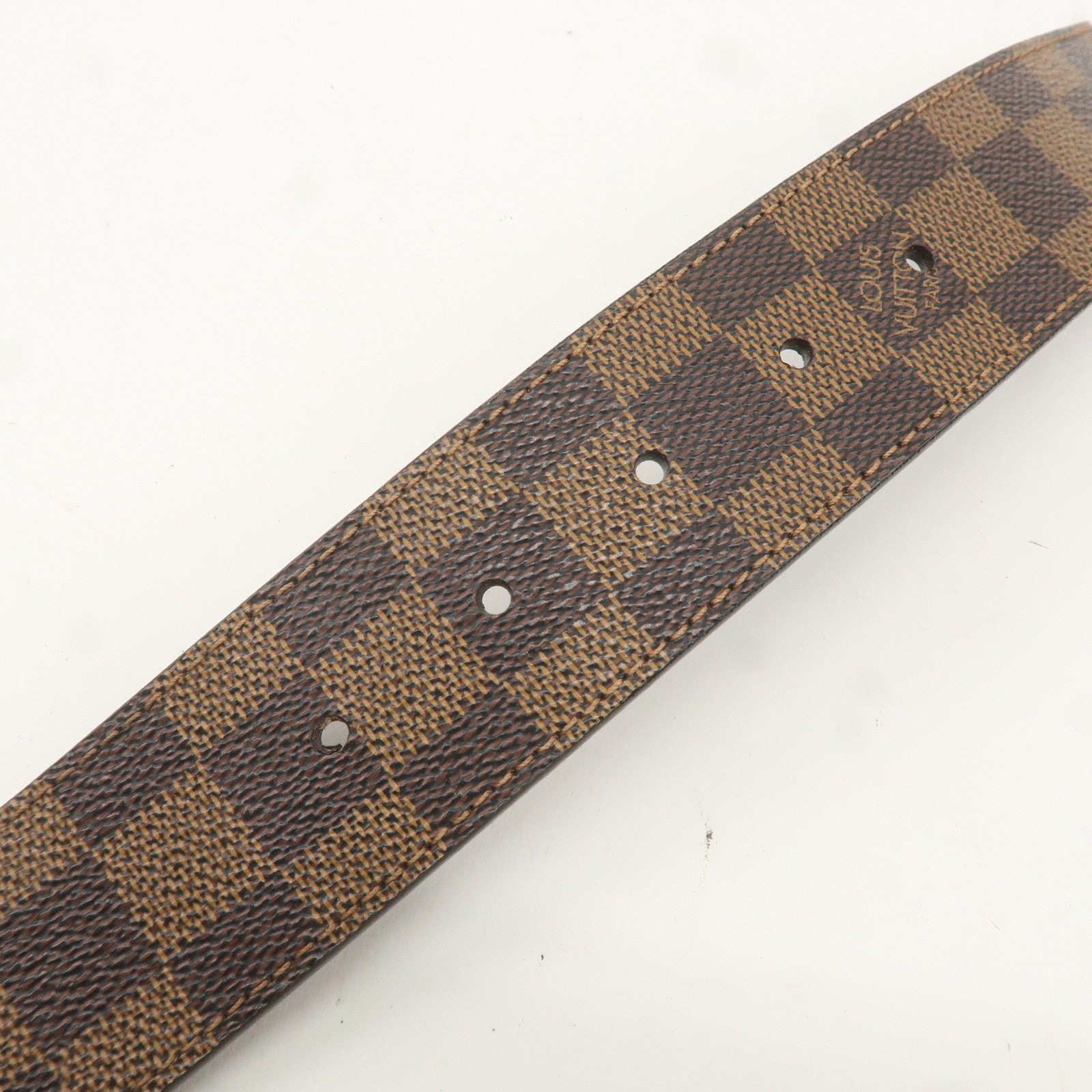 Louis Vuitton Damier Saint Tulle LV Initial Belt 85/34 M9807