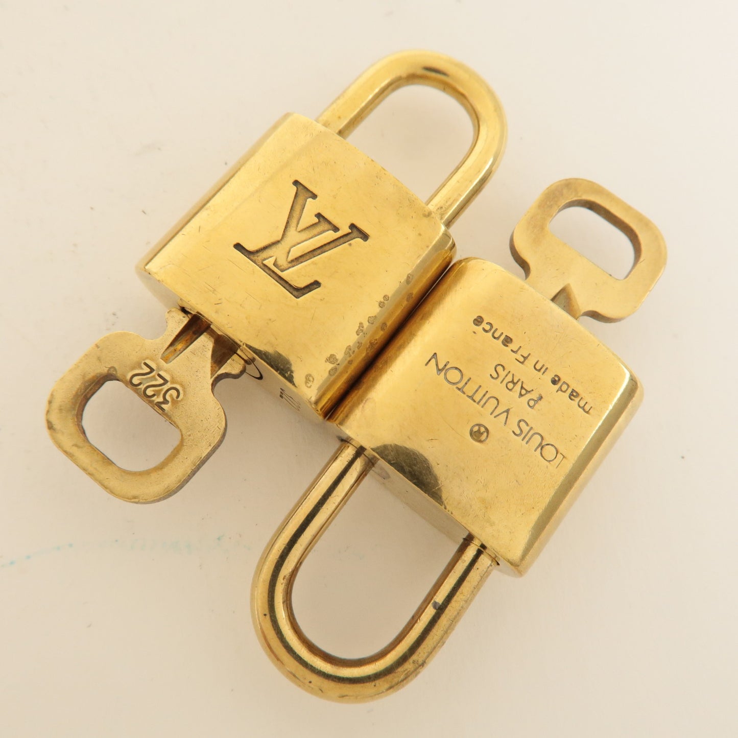 Louis Vuitton Set of 10 Lock & Key Cadena Key Lock