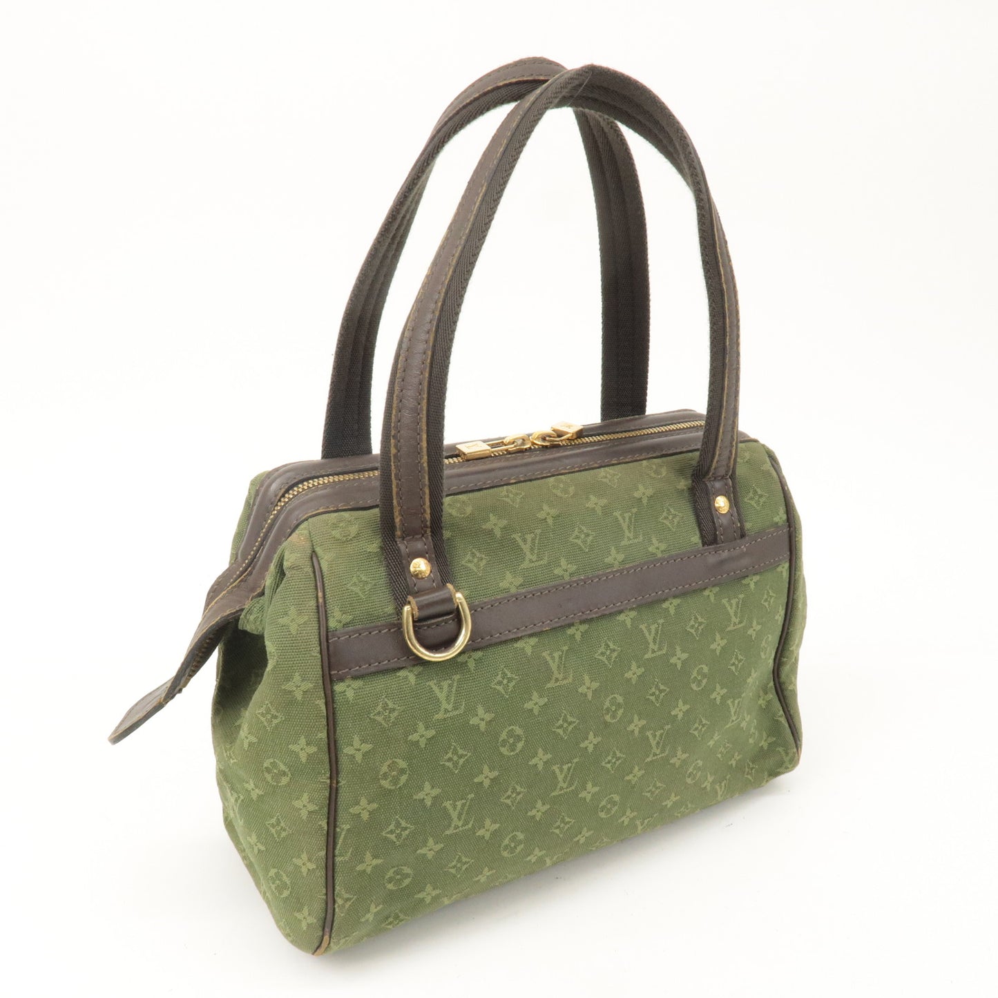 Louis Vuitton Monogram Mini Josephine Hand Bag Khaki M92415