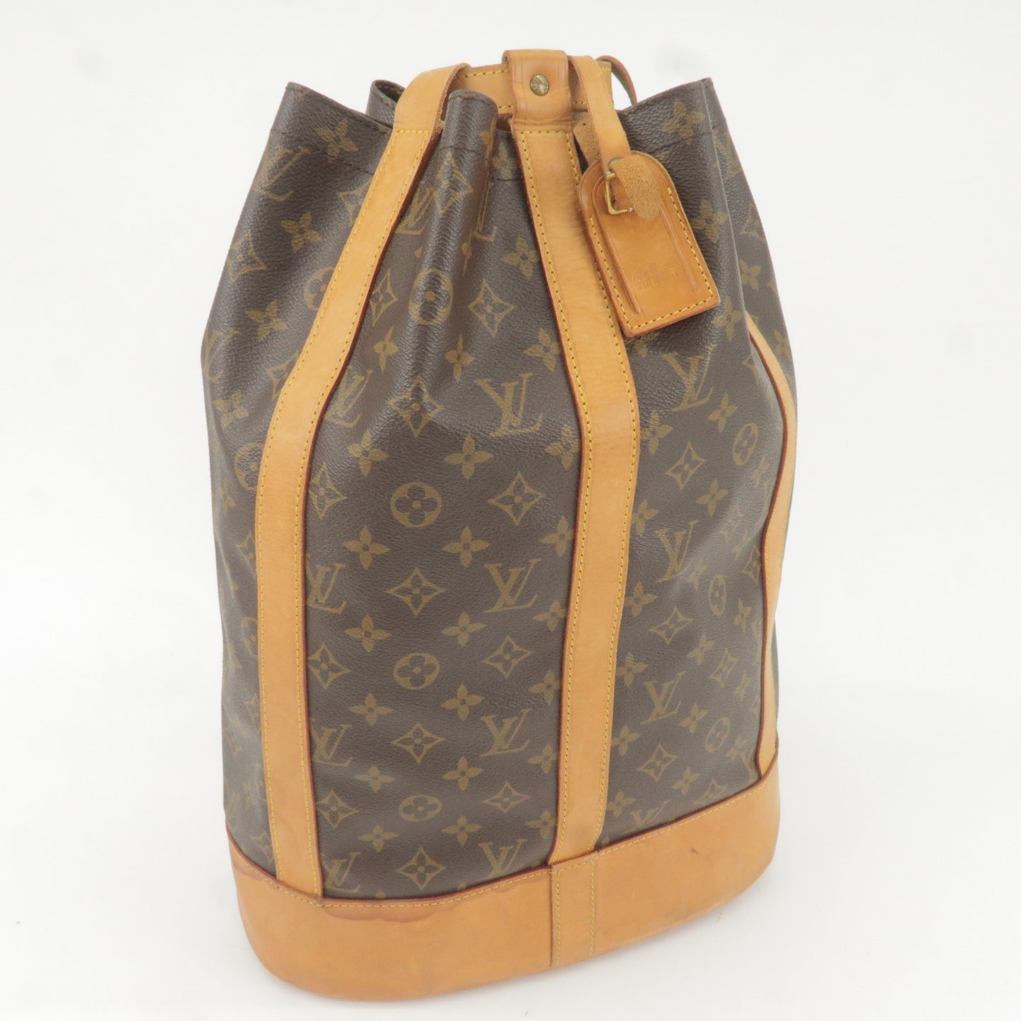 Authentic Louis Vuitton Monogram Randonnee GM Shoulder Bag M42244 LV 0946E