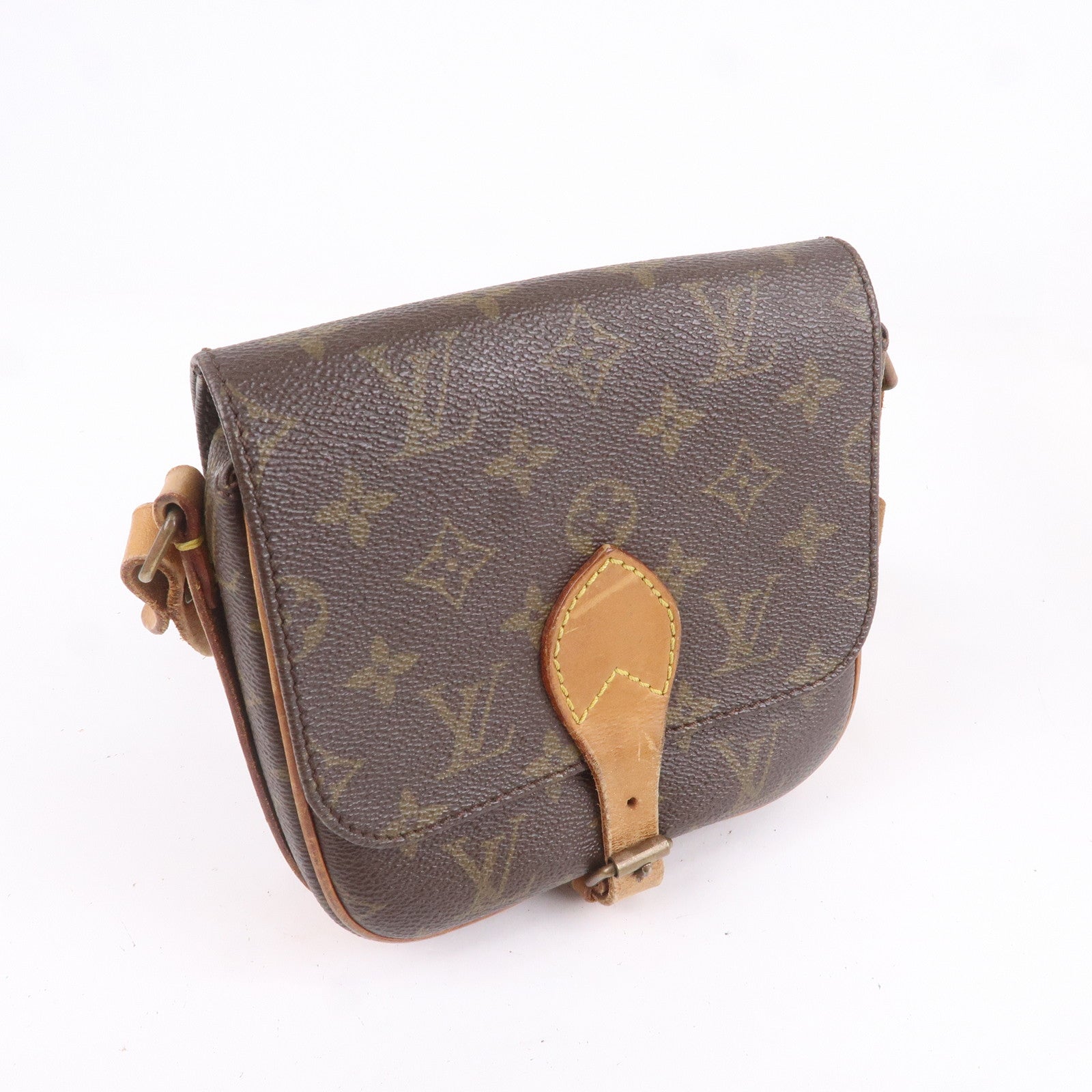 Louis-Vuitton Monogram Mini Cartouchiere Shoulder Bag