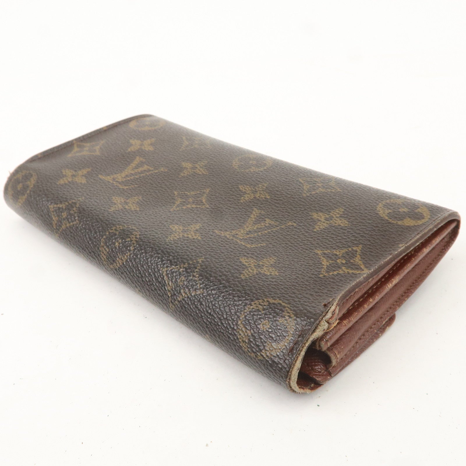 Louis-Vuitton-Monogram-Set-of-3-Long-Wallet-Brown-M61725-M61734