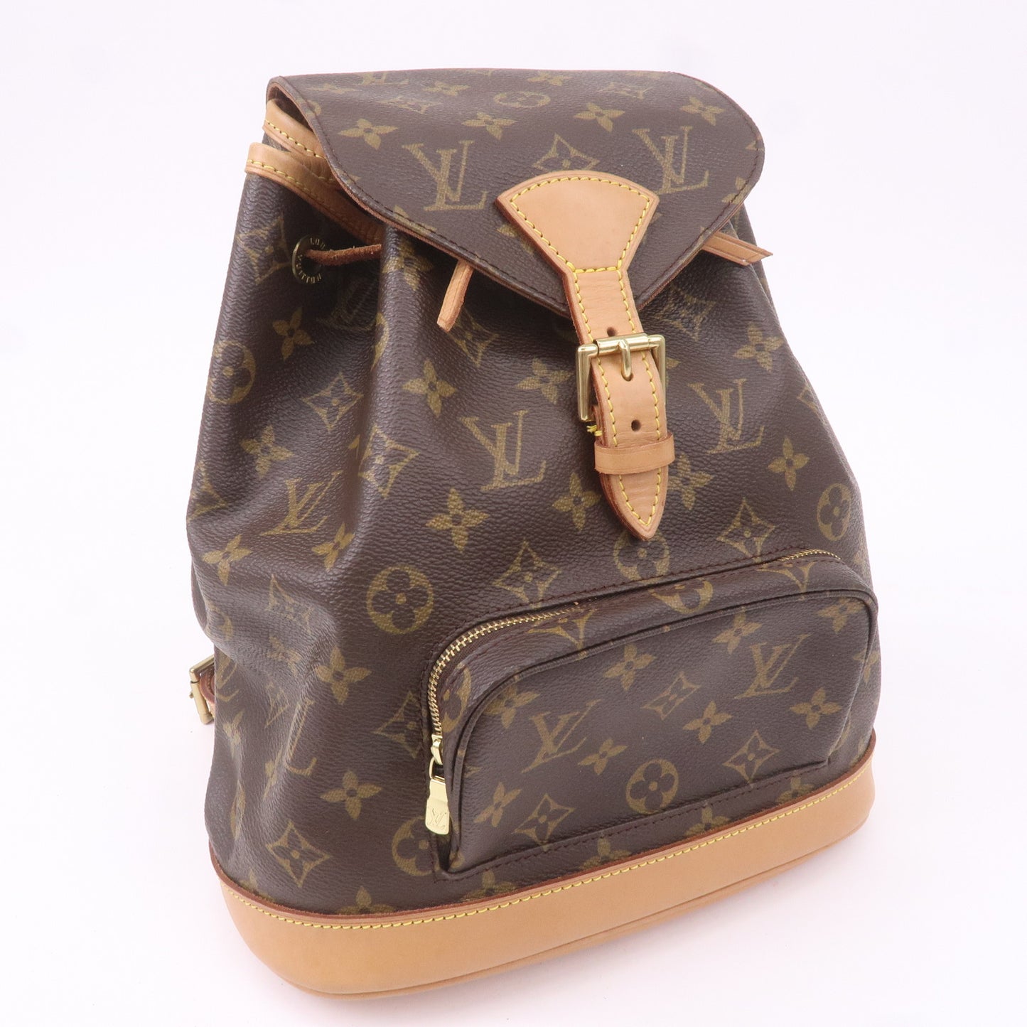 Louis Vuitton Monogram Montsouris MM Back Pack Brown M51136