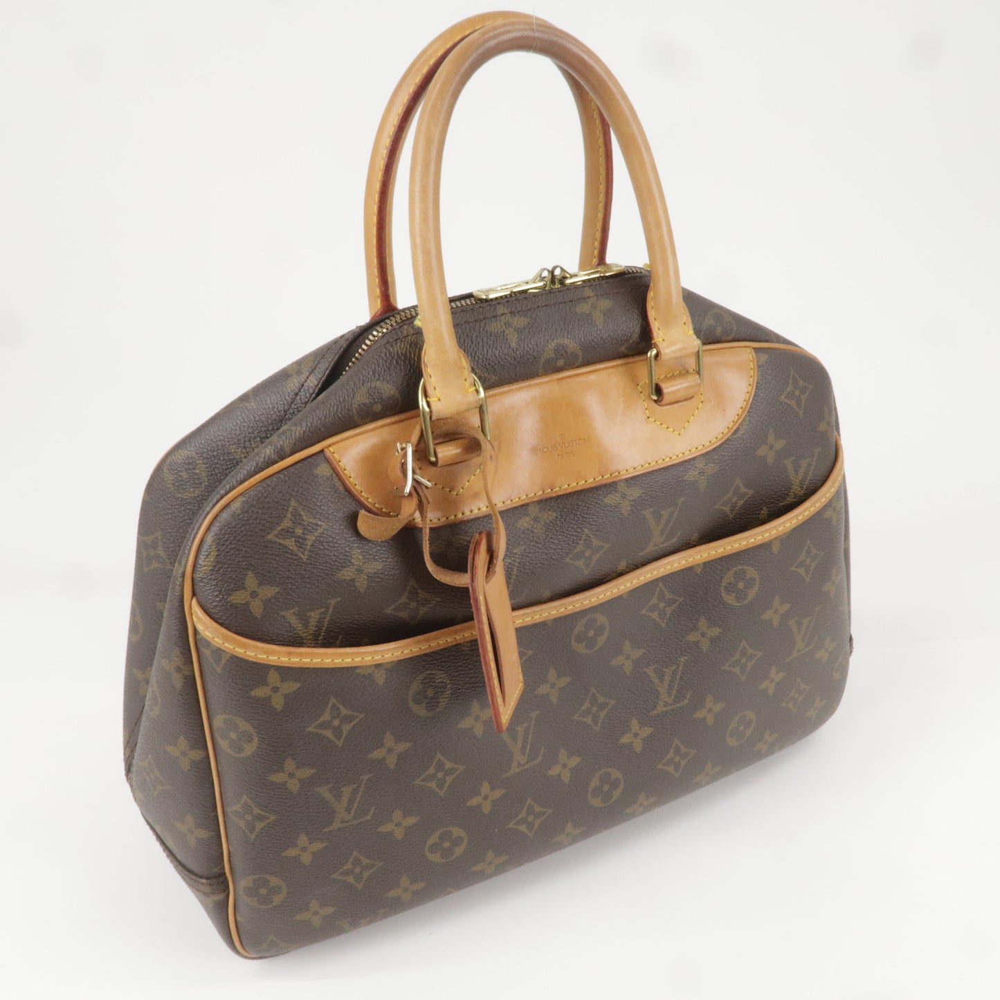 Authentic Louis Vuitton Monogram Deauville Hand Bag M47270 LV