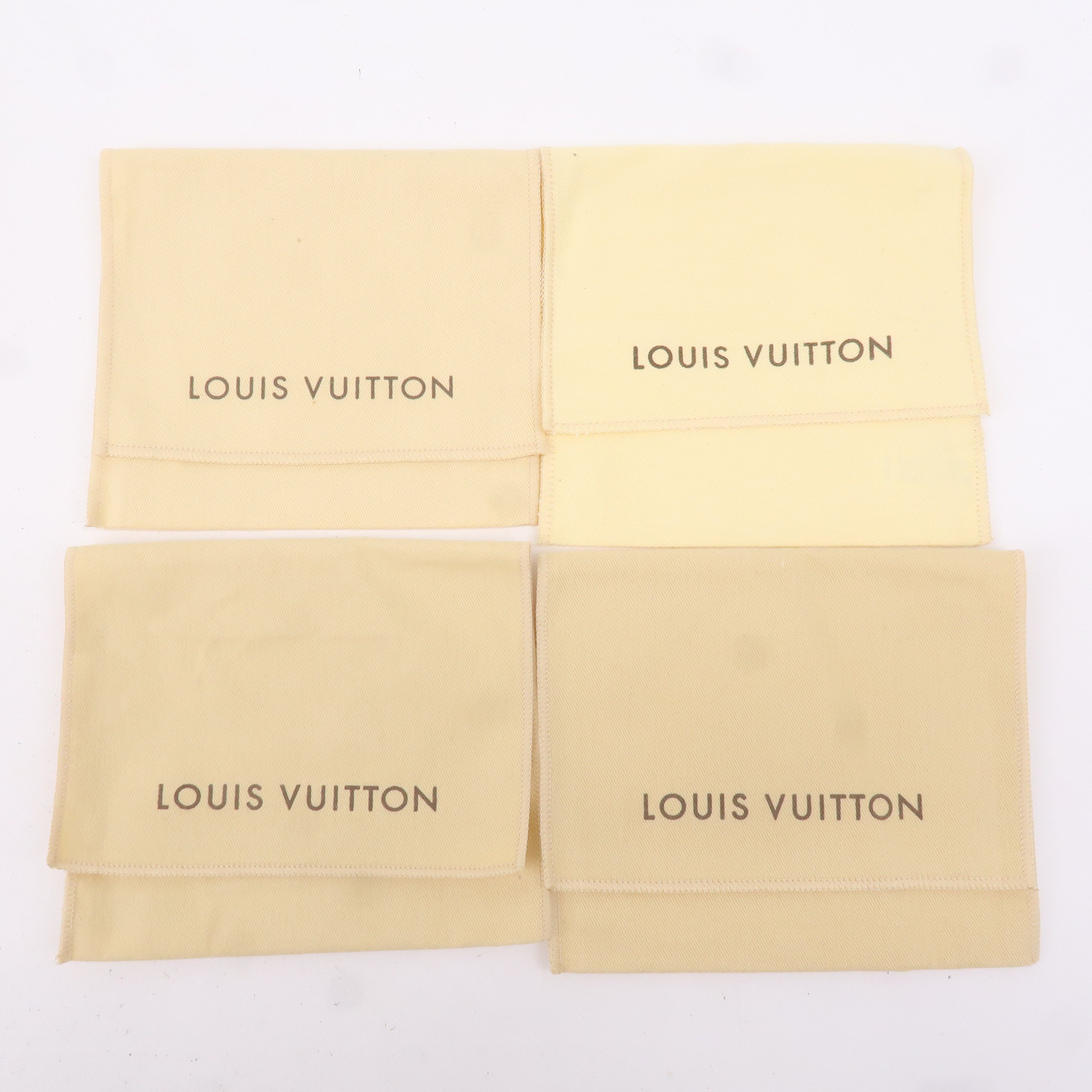 Louis Vuitton Set of 18 Dust Bag Storage Bag Flap Brown Beige