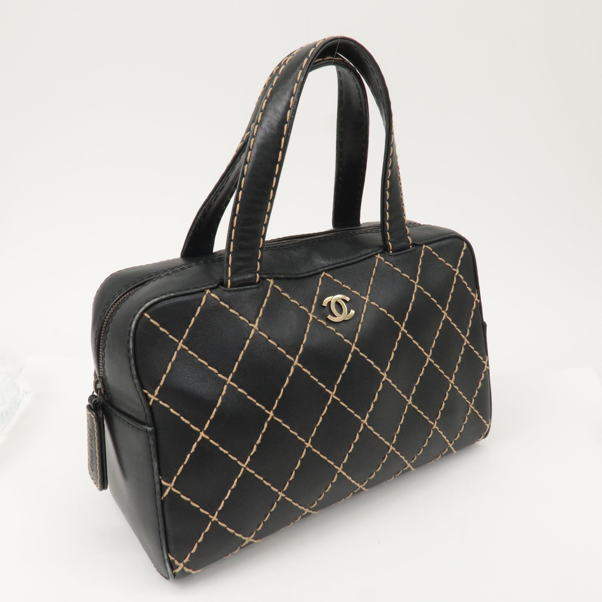CHANEL-Wild-Stitch-Leather-Hand-Bag-Black-A14692 – dct-ep_vintage luxury  Store