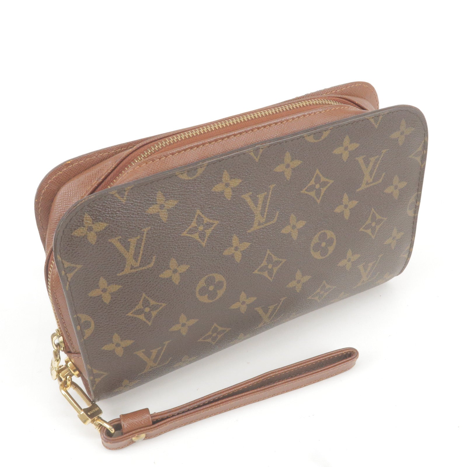 Louis Vuitton Monogram Canvas His Or Hers Orsay Clutch Bag With