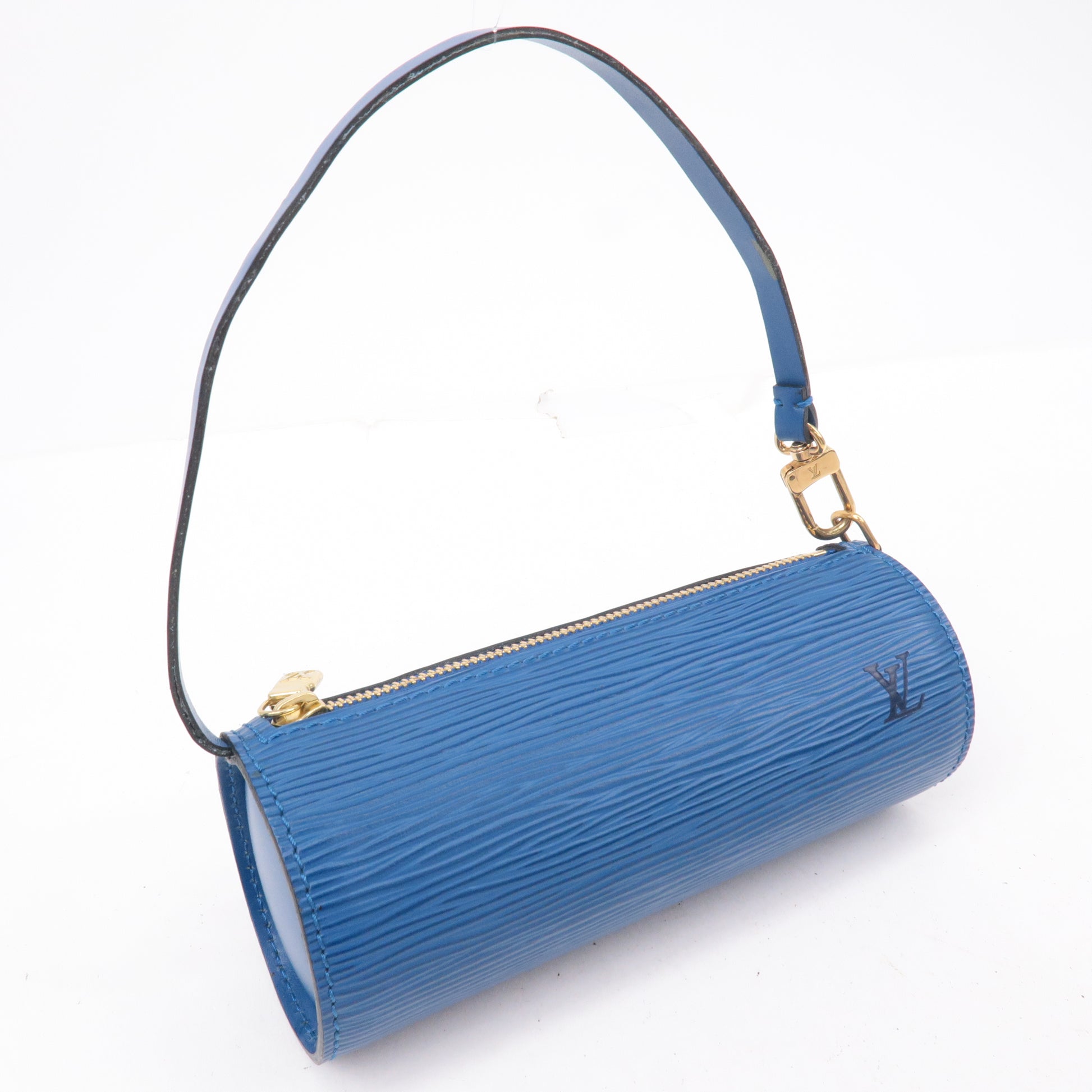 Blue Louis Vuitton Epi Soufflot Shoulder Bag