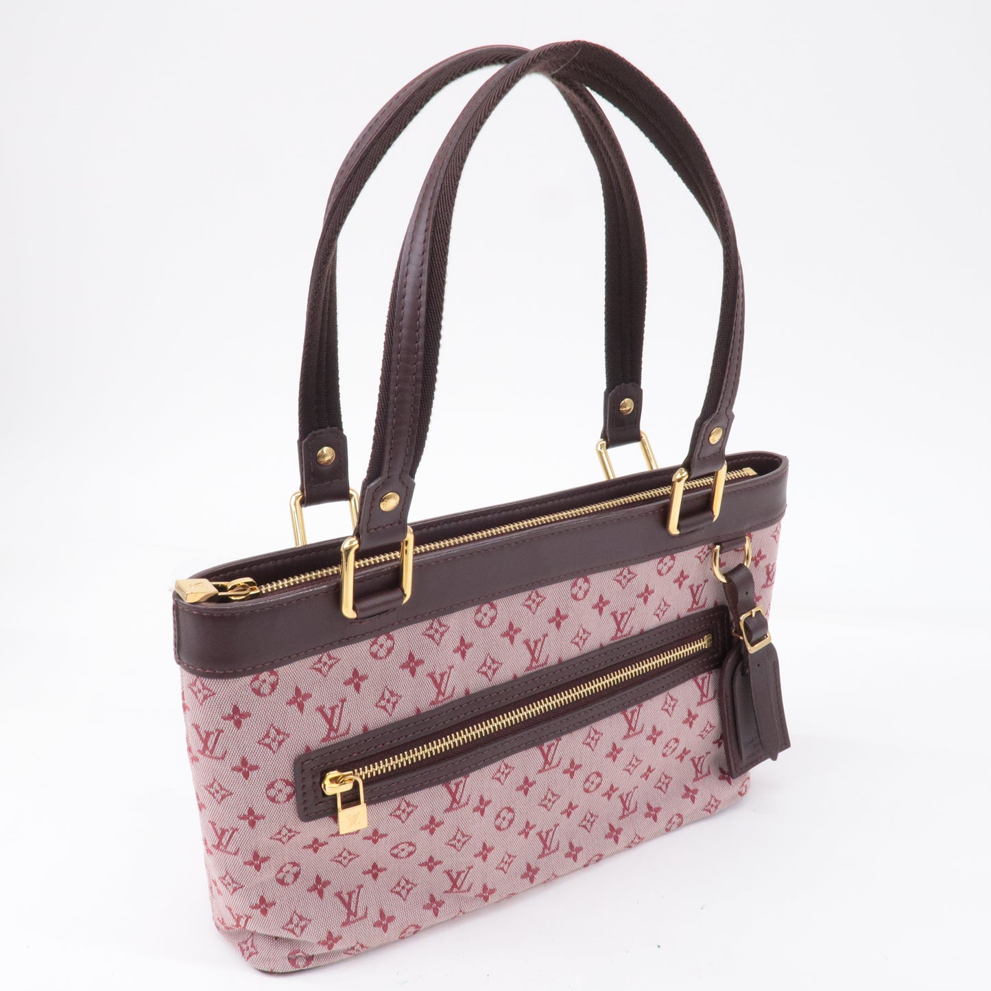 Louis Vuitton Monogram Mini Lucille PM Hand Bag Cerise M92678