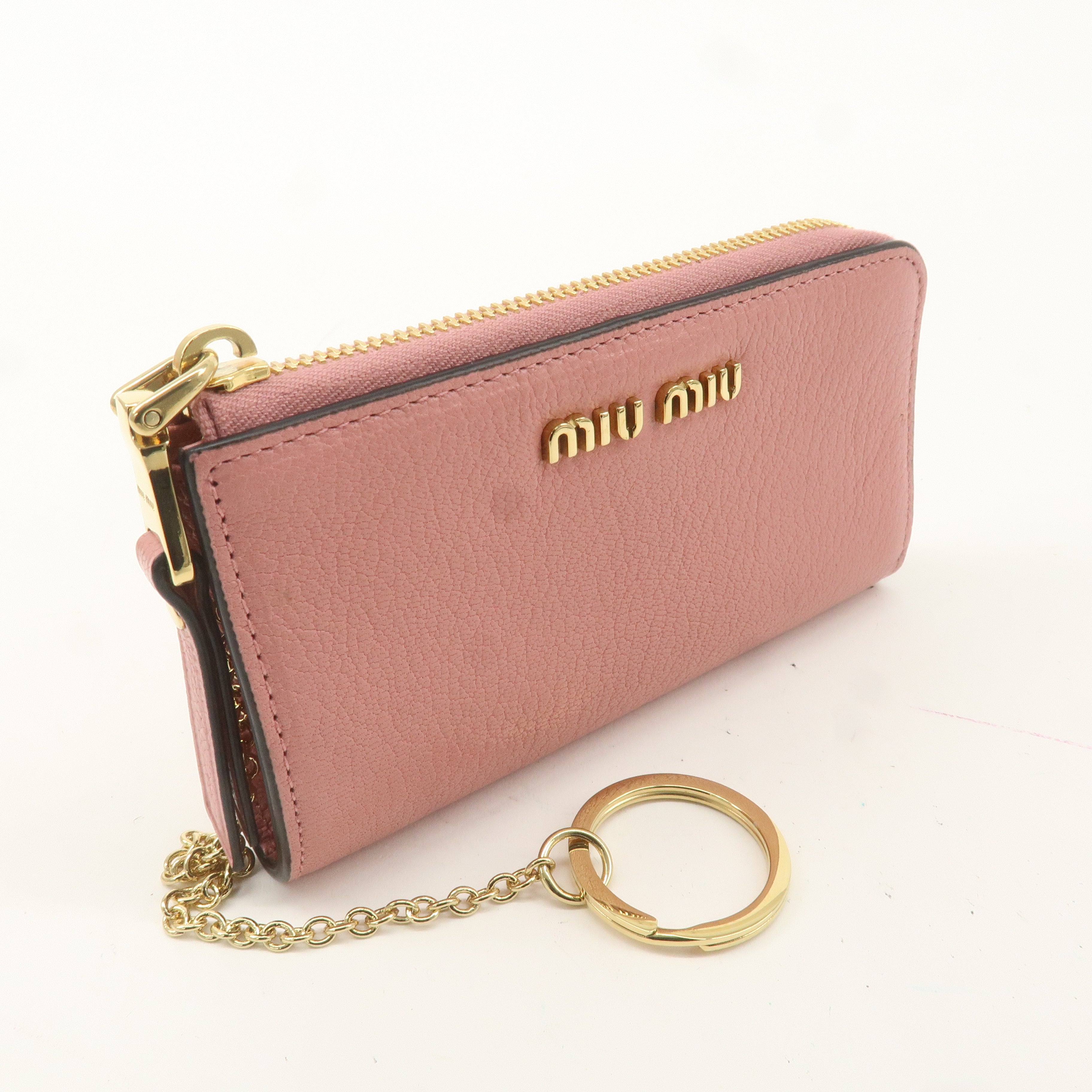 Key wallet discount miu miu