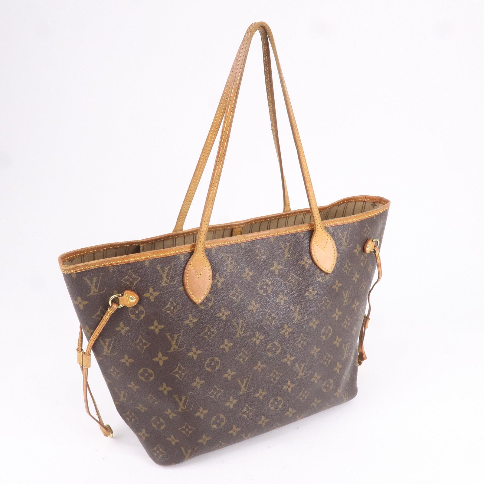 Neverfull MM Tote Bag - Luxury Other Monogram Canvas Beige