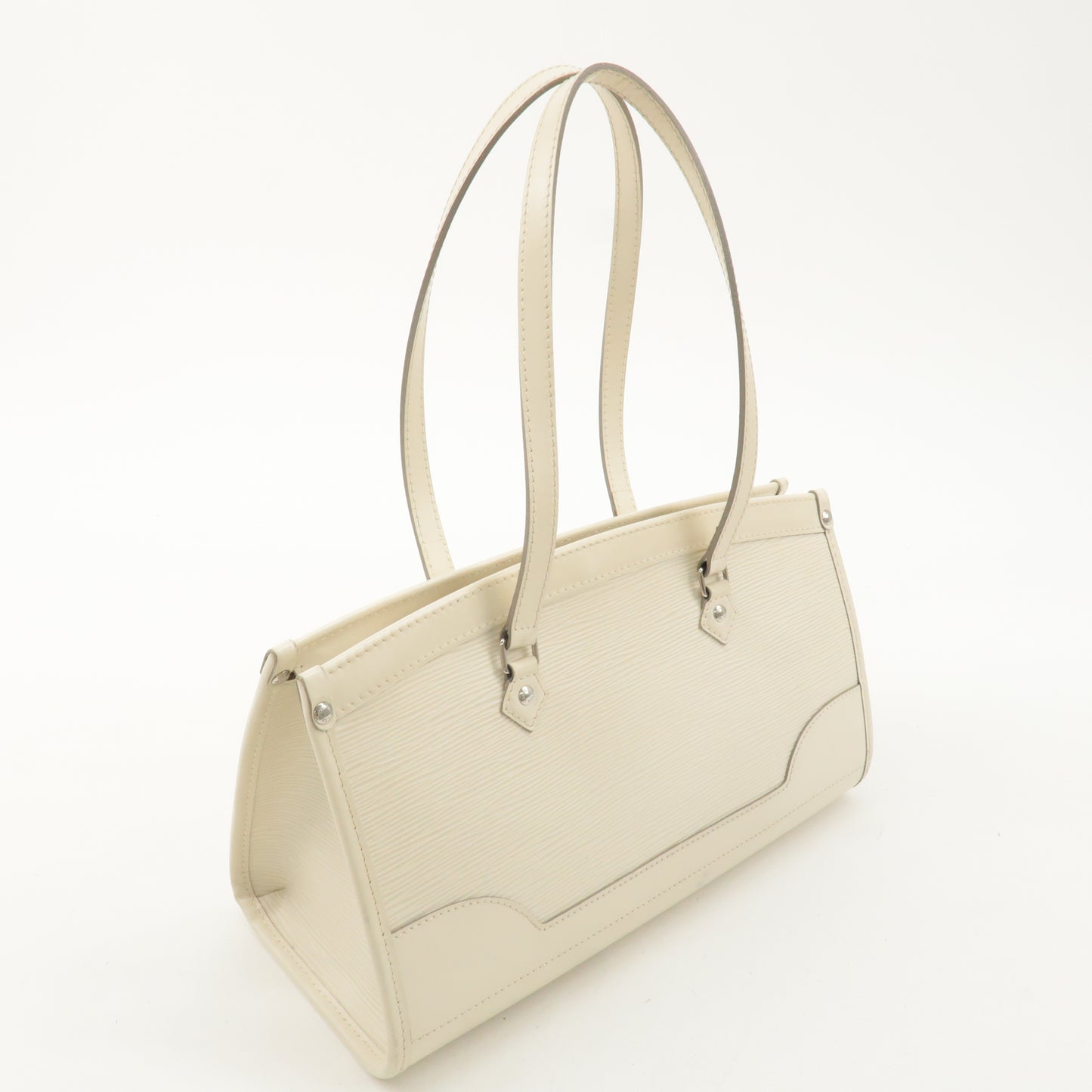 Louis Vuitton Epi Madeleine PM Hand Bag Ivoire White M5933J