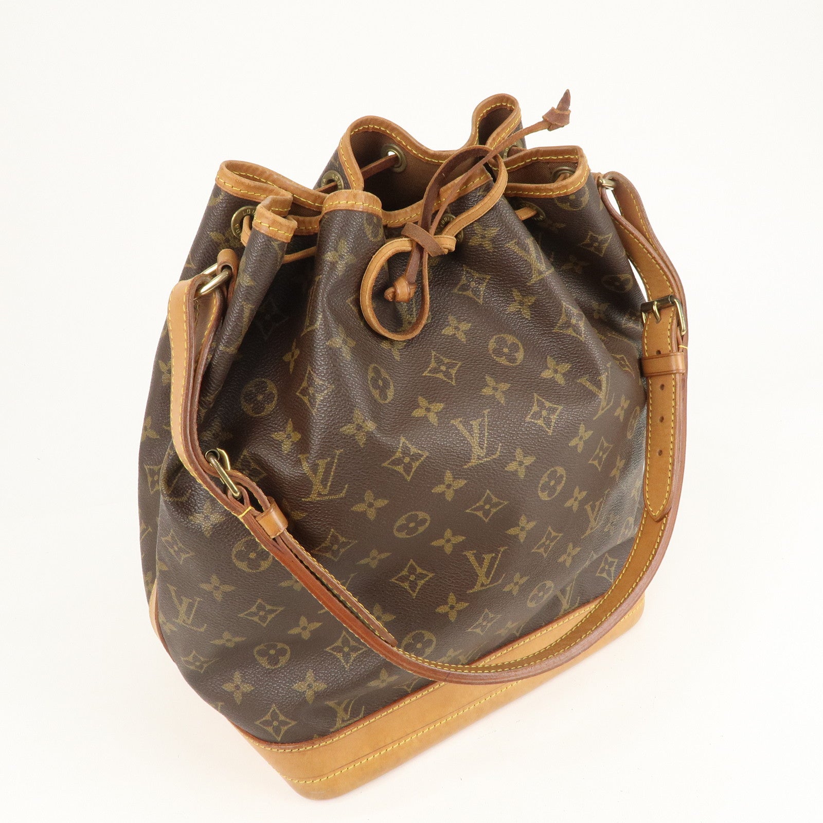 Louis-Vuitton-Monogram-Noe-Shoulder-Bag-Hand-Bag-Brown-M42224