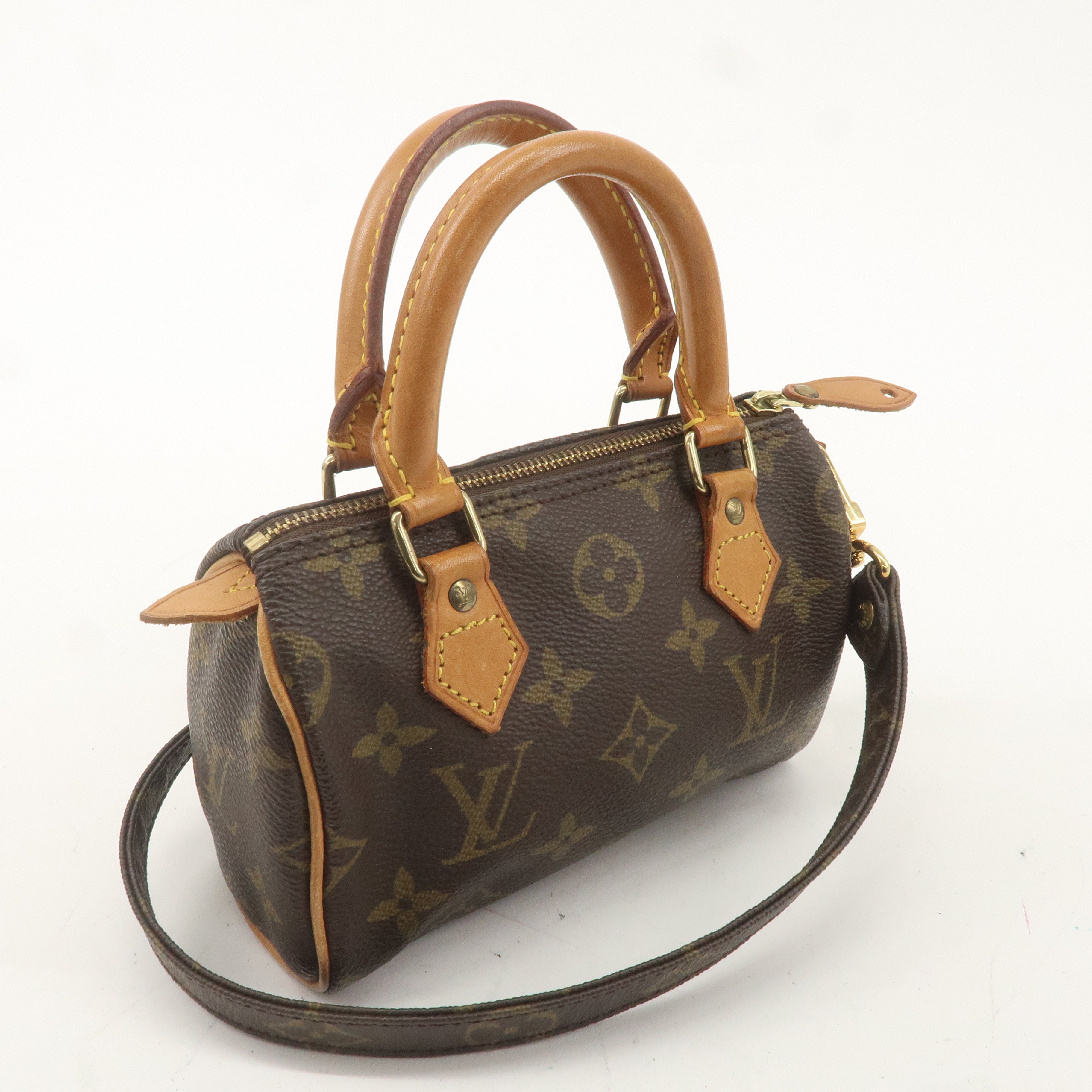 Louis Vuitton Monogram Mini Speedy & Strap M41534 J75011