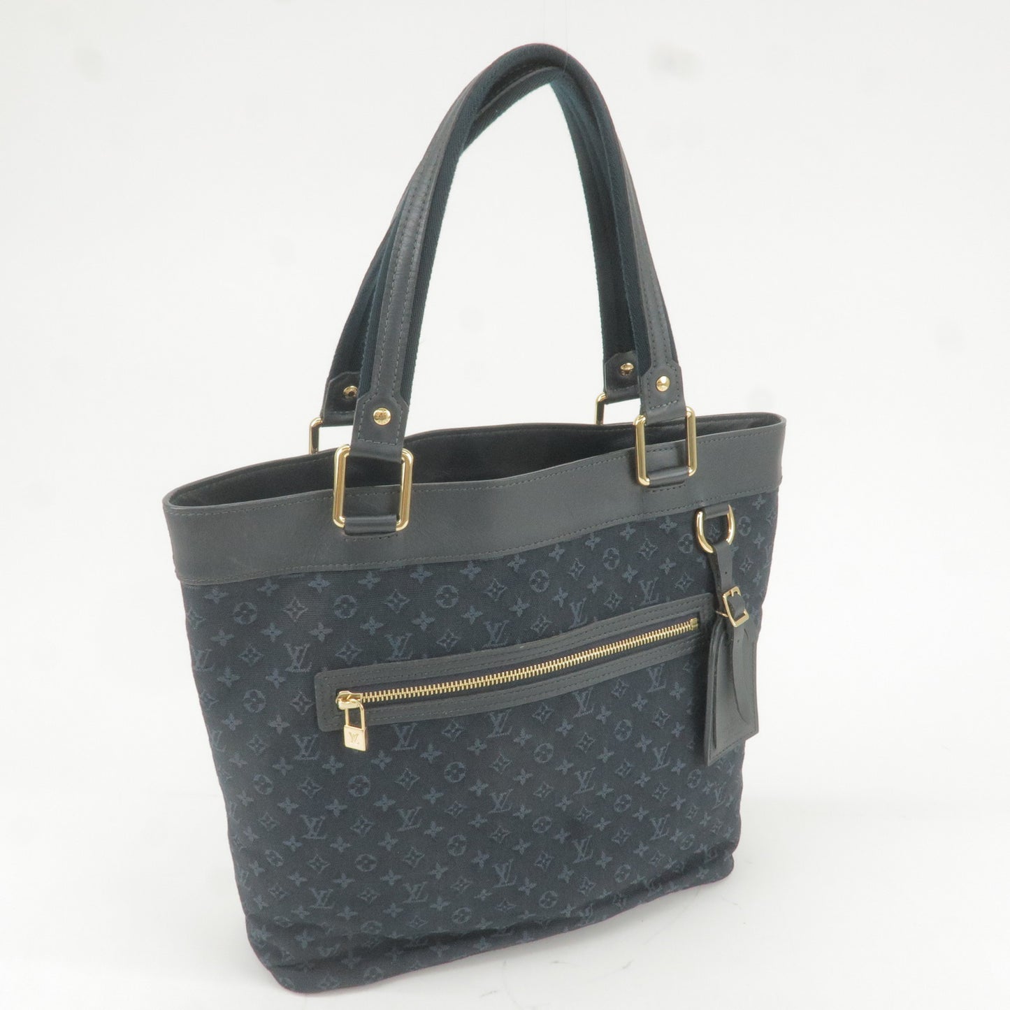 Louis Vuitton Monogram Mini Lucille GM Tote Bag Blue M92679