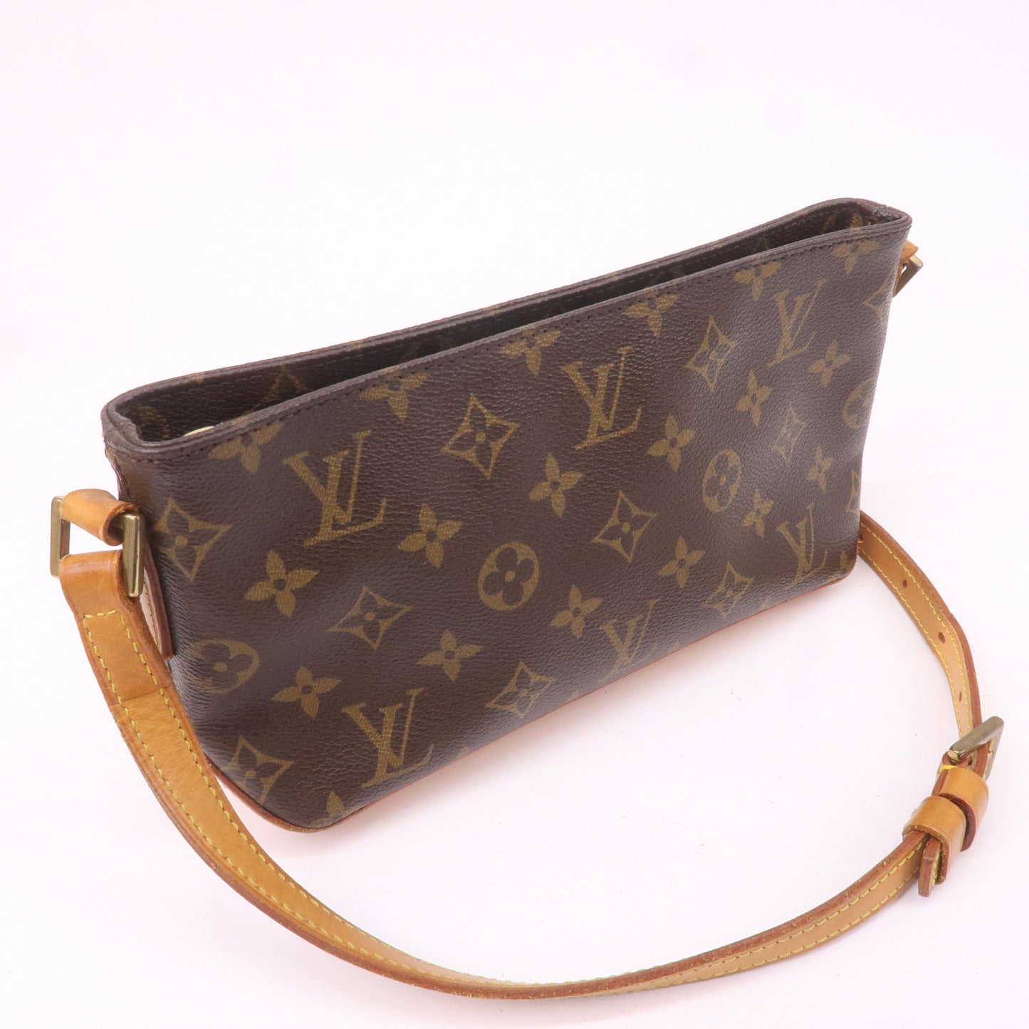 Louis Vuitton Monogram Trotteur Shoulder Bag Brown M51240