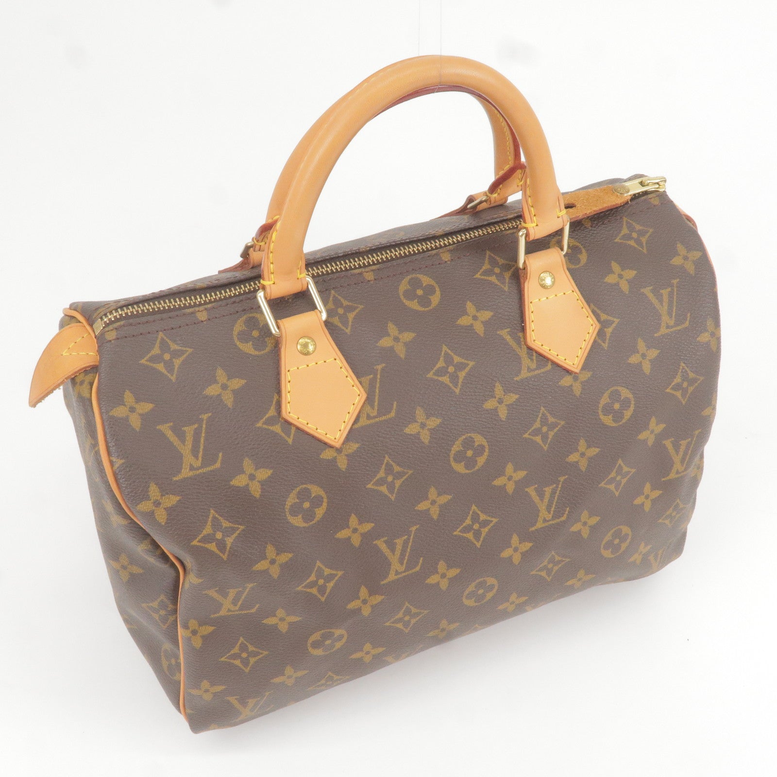 Authenticated Used Louis Vuitton Handbag Speedy 35 Brown Monogram M41526  Boston VL882 LOUIS VUITTON Women's Men's Small Nume 