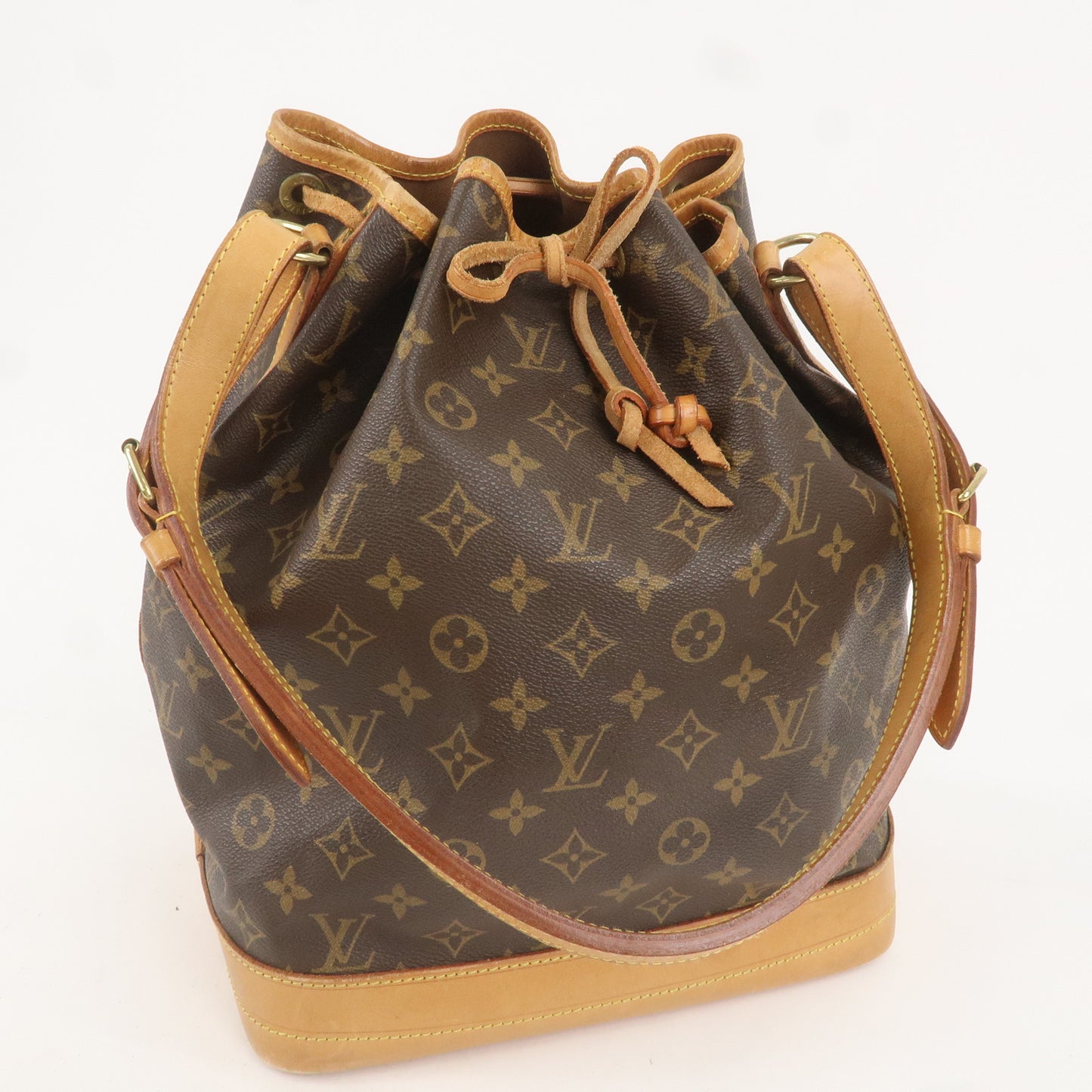 Louis Vuitton Monogram Noe Shoulder Bag Brown M42224