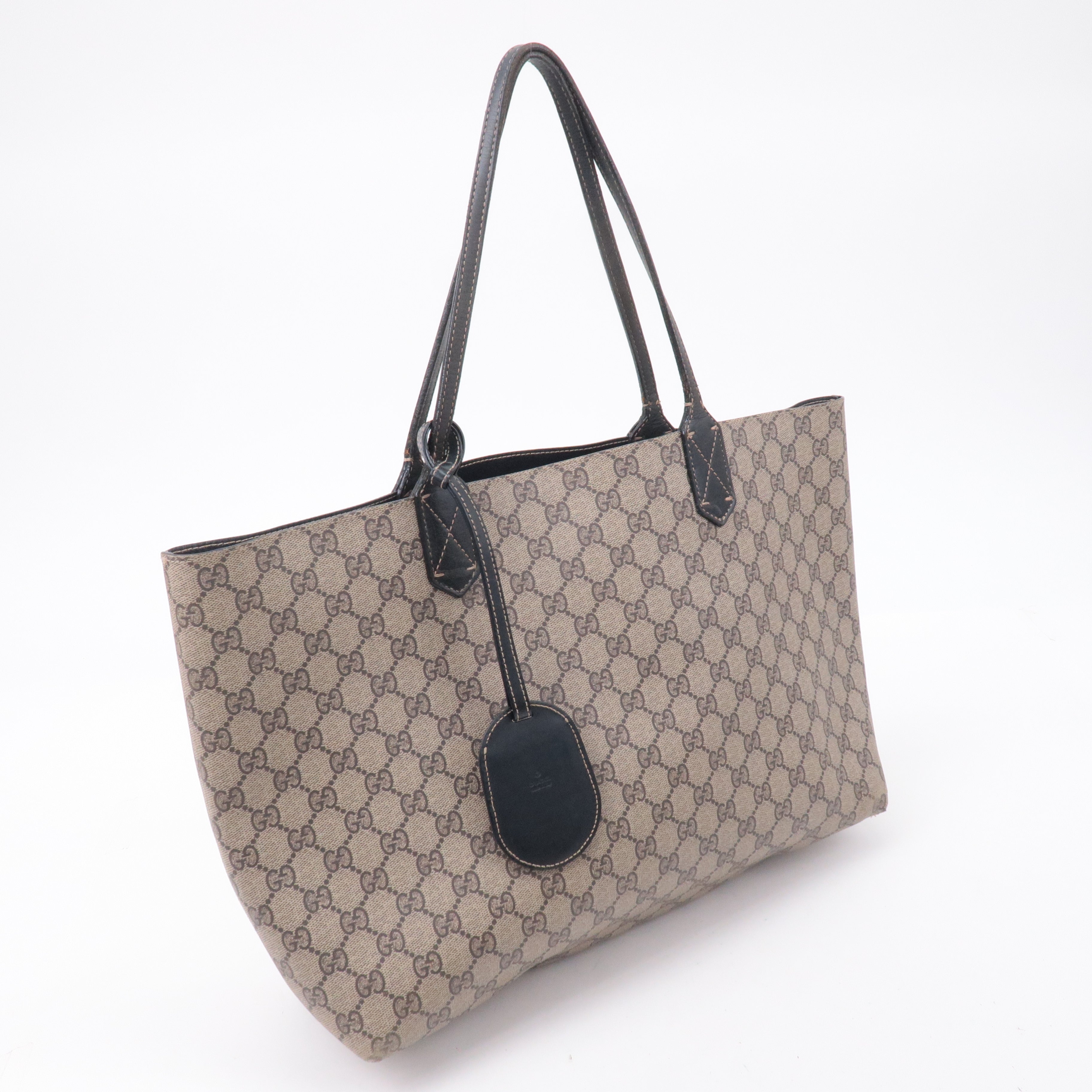 Gucci reversible gg leather tote online bag