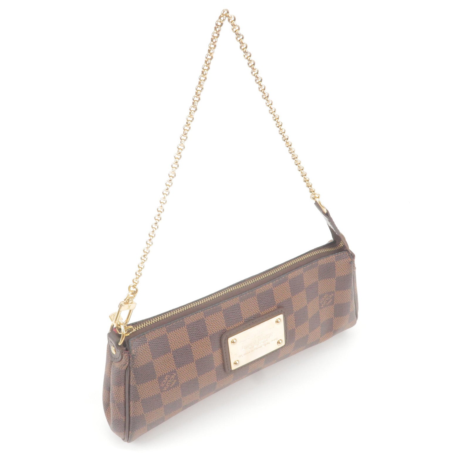 Authentic Louis Vuitton Damier Canvas Eva Clutch Handbag Article: N55213  Made in France, Accessorising - Brand Name / Designer Handbags For Carry &  Wear Sha…